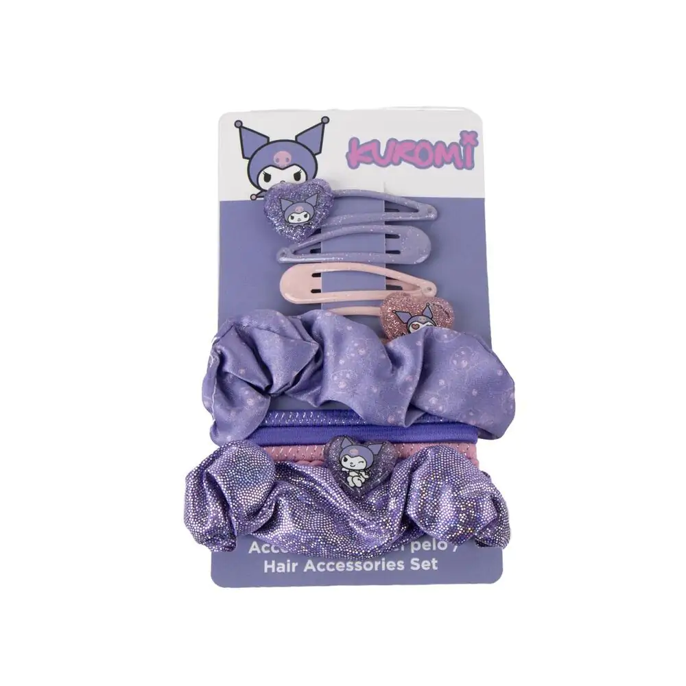 Hello Kitty Kuromi sada vlasových doplnkov produktová fotografia