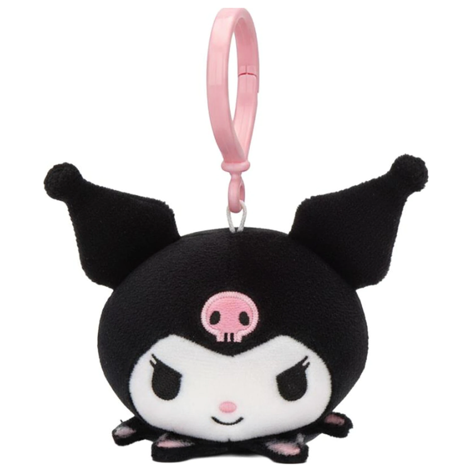 Hello Kitty Kuromi Head 3D plyšová figúrka s vešiakom, prívesok na tašku 11 cm produktová fotografia