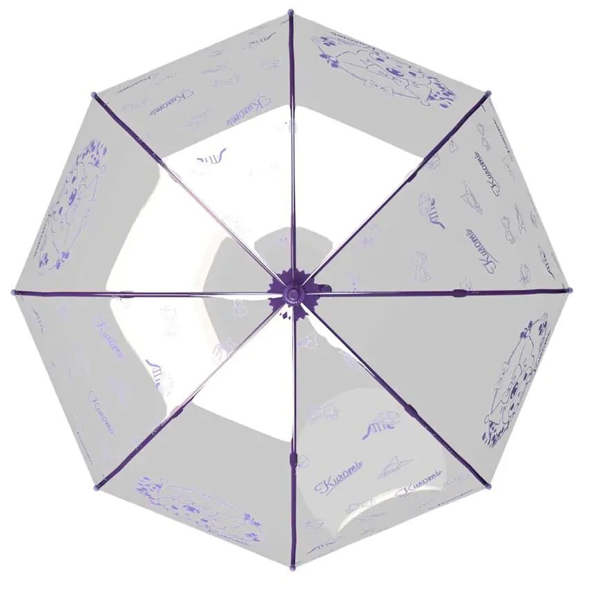 Hello Kitty Kuromi manuálny bublinový dáždnik 57 cm produktová fotografia