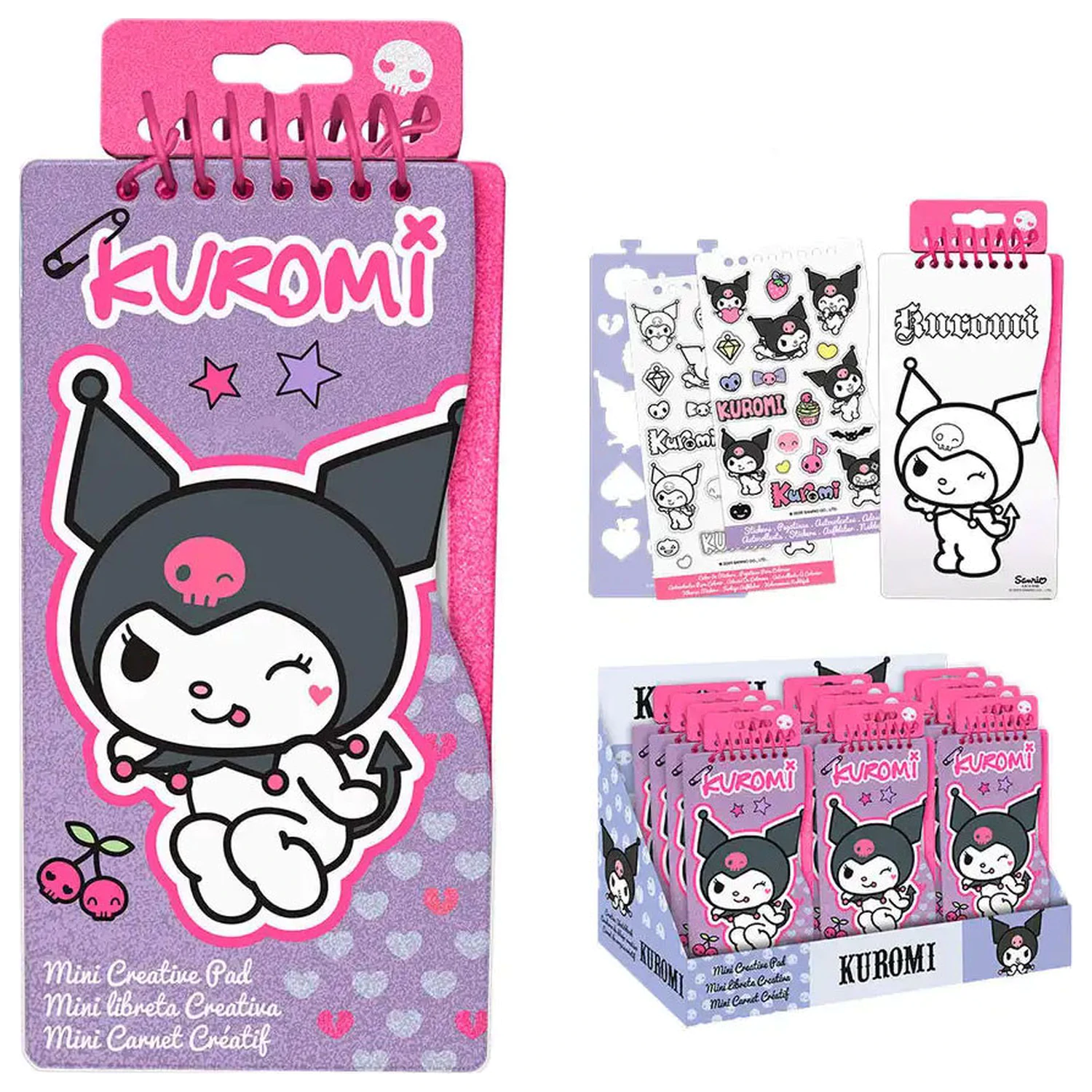 Hello Kitty Kuromi Mini kreatívna sada produktová fotografia