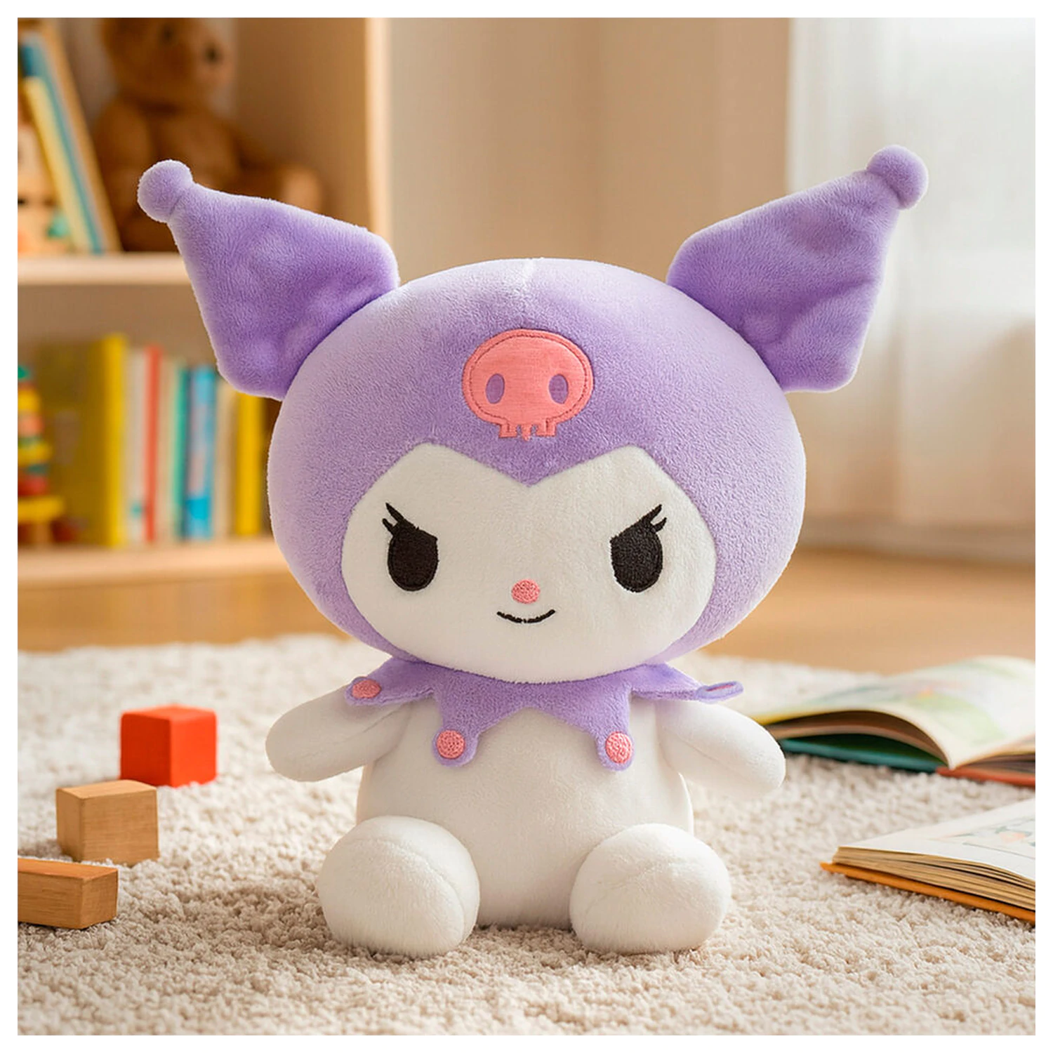 Hello Kitty Kuromi plyšová hračka 19,5 cm produktová fotografia