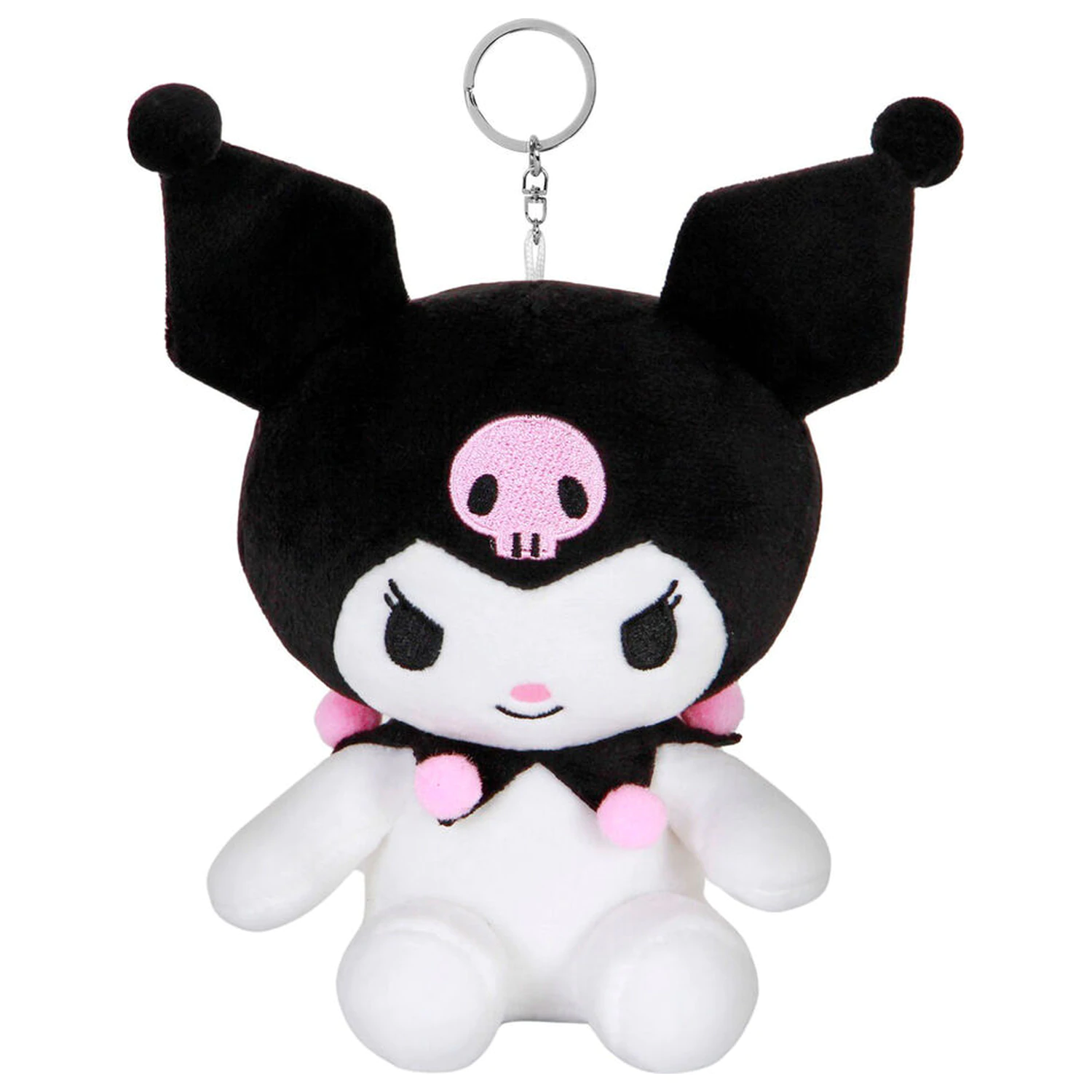 Hello Kitty Kuromi plyšová kľúčenka 10 cm produktová fotografia