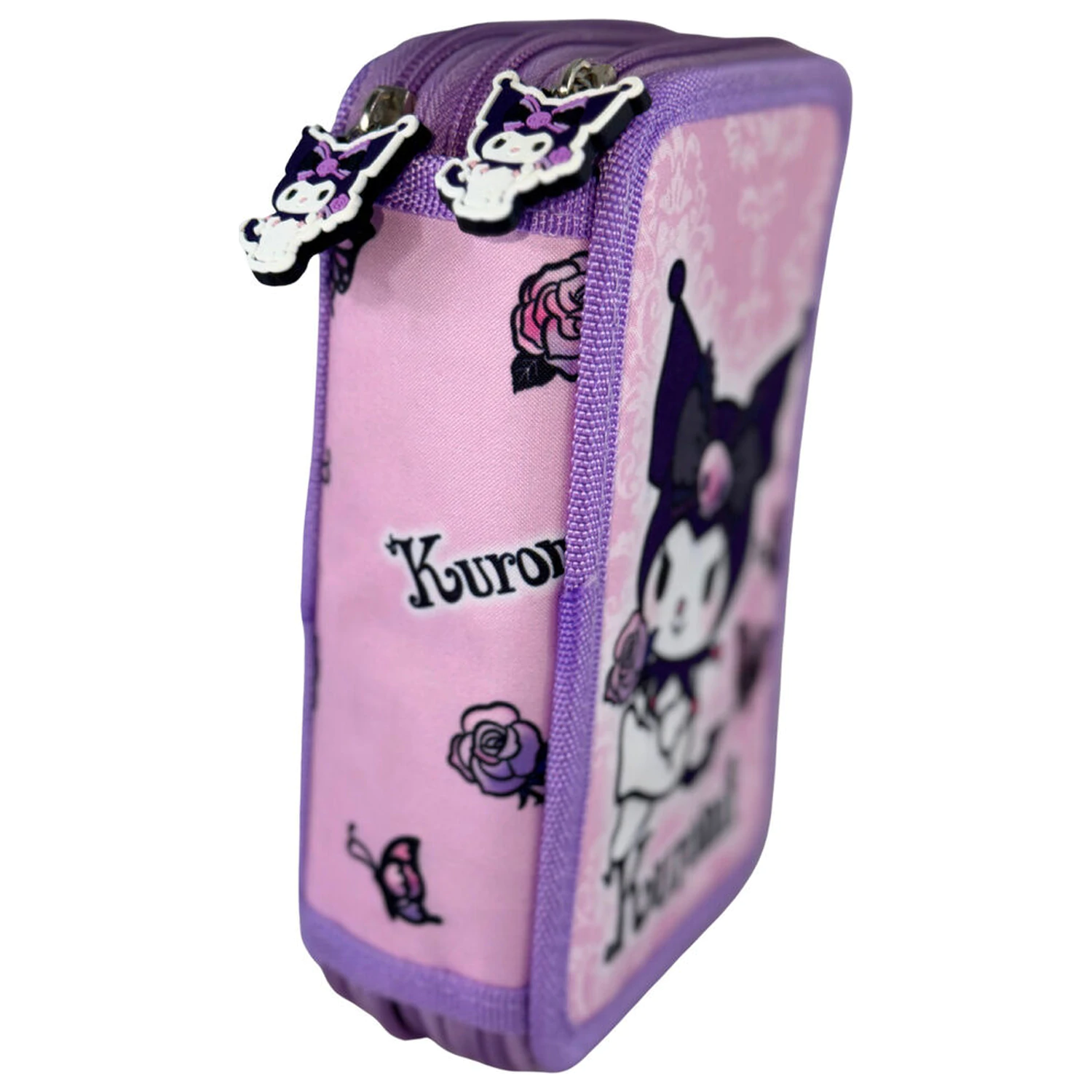 Hello Kitty Kuromi Purple trojitý peračník produktová fotografia