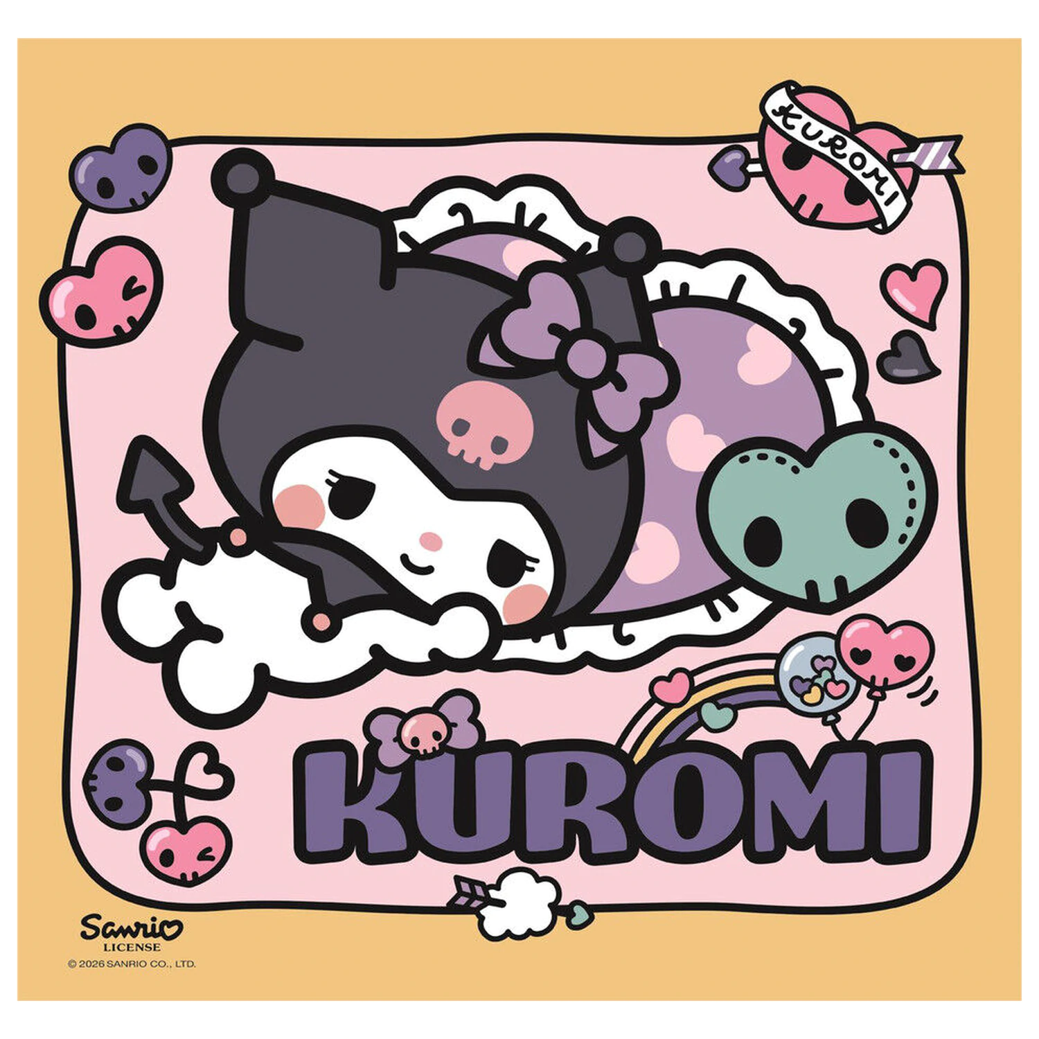 Hello Kitty Kuromi puzzle 3x48ks produktová fotografia