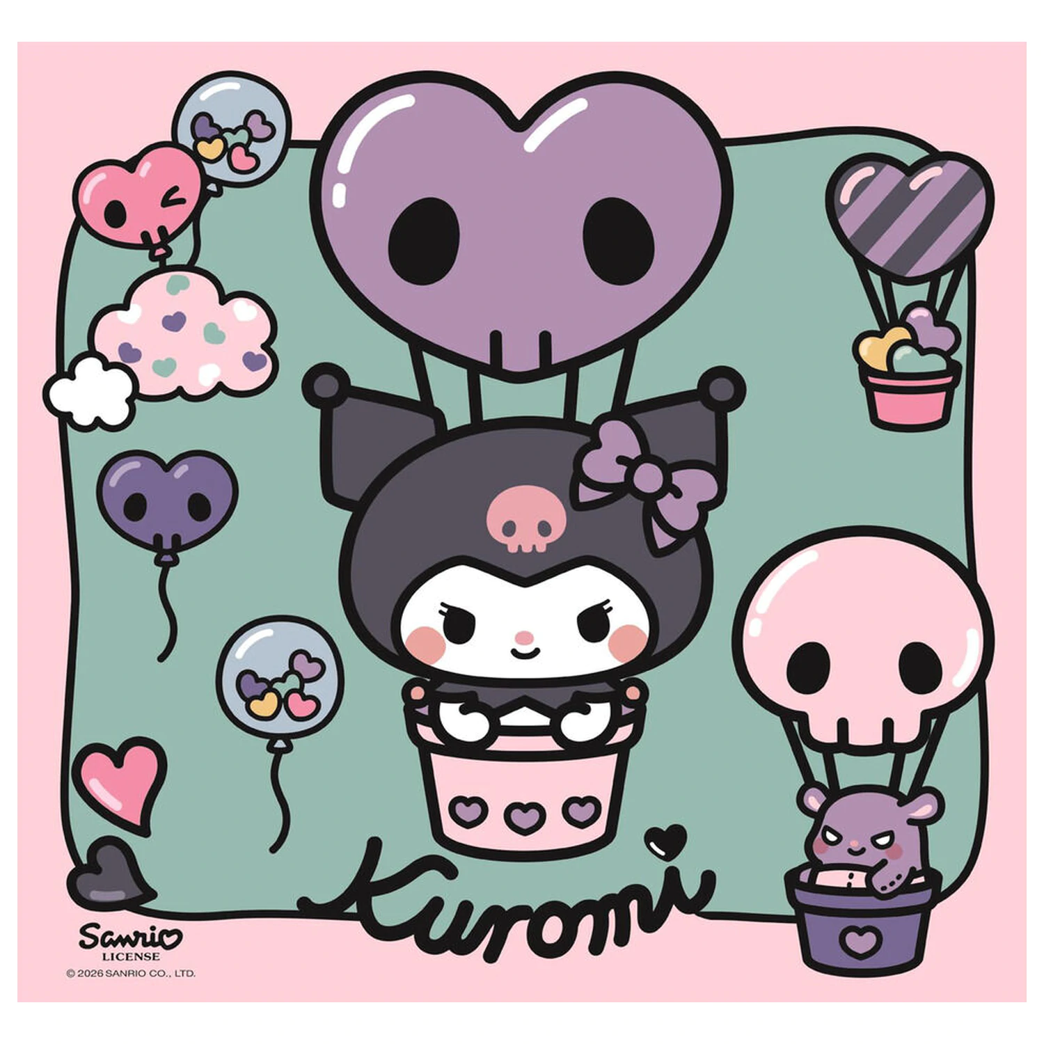 Hello Kitty Kuromi puzzle 3x48ks produktová fotografia