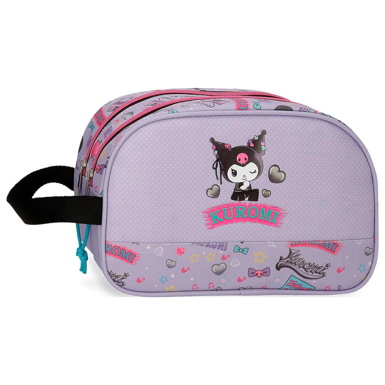 Hello Kitty Kuromi Retropop prispôsobiteľný kozmetický kufrík produktová fotografia