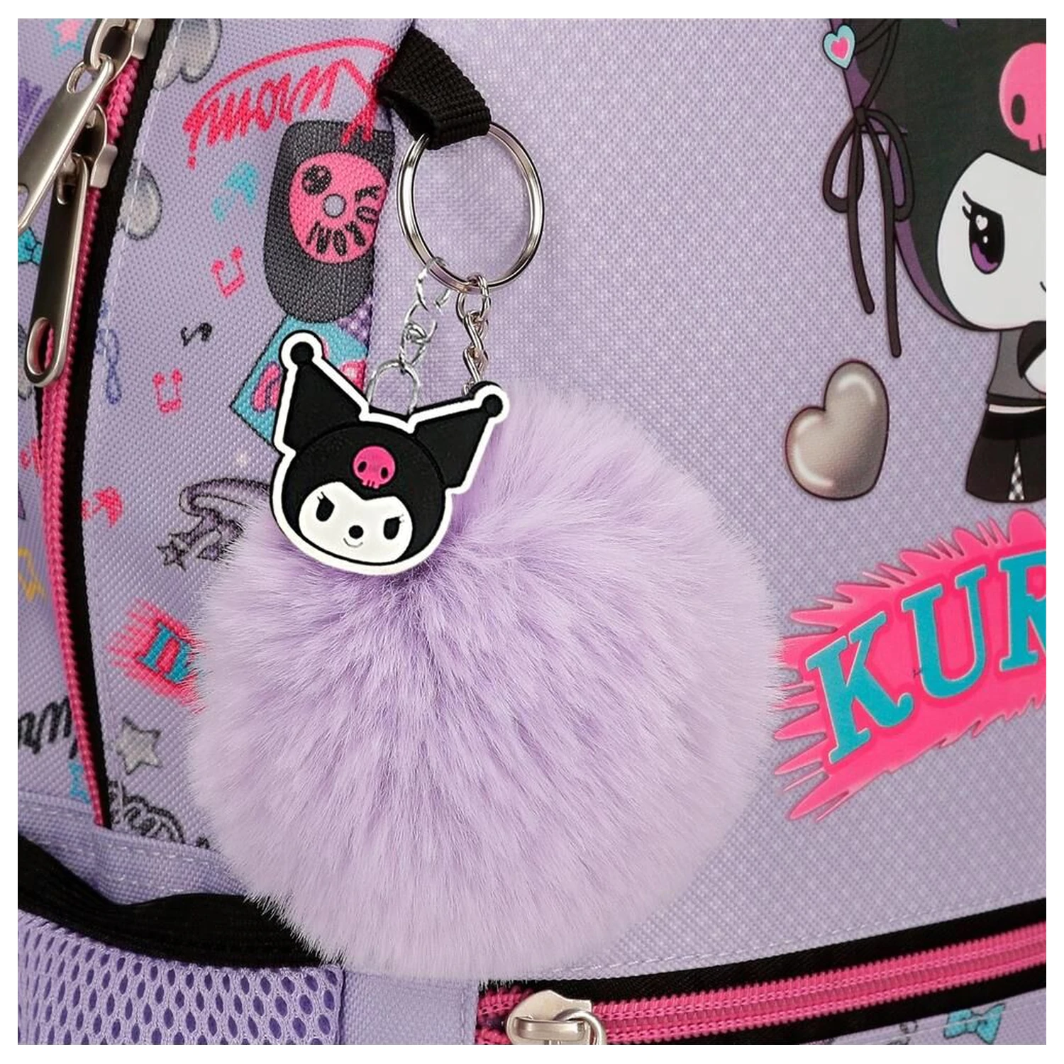Hello Kitty Kuromi Retropop taška cez rameno produktová fotografia