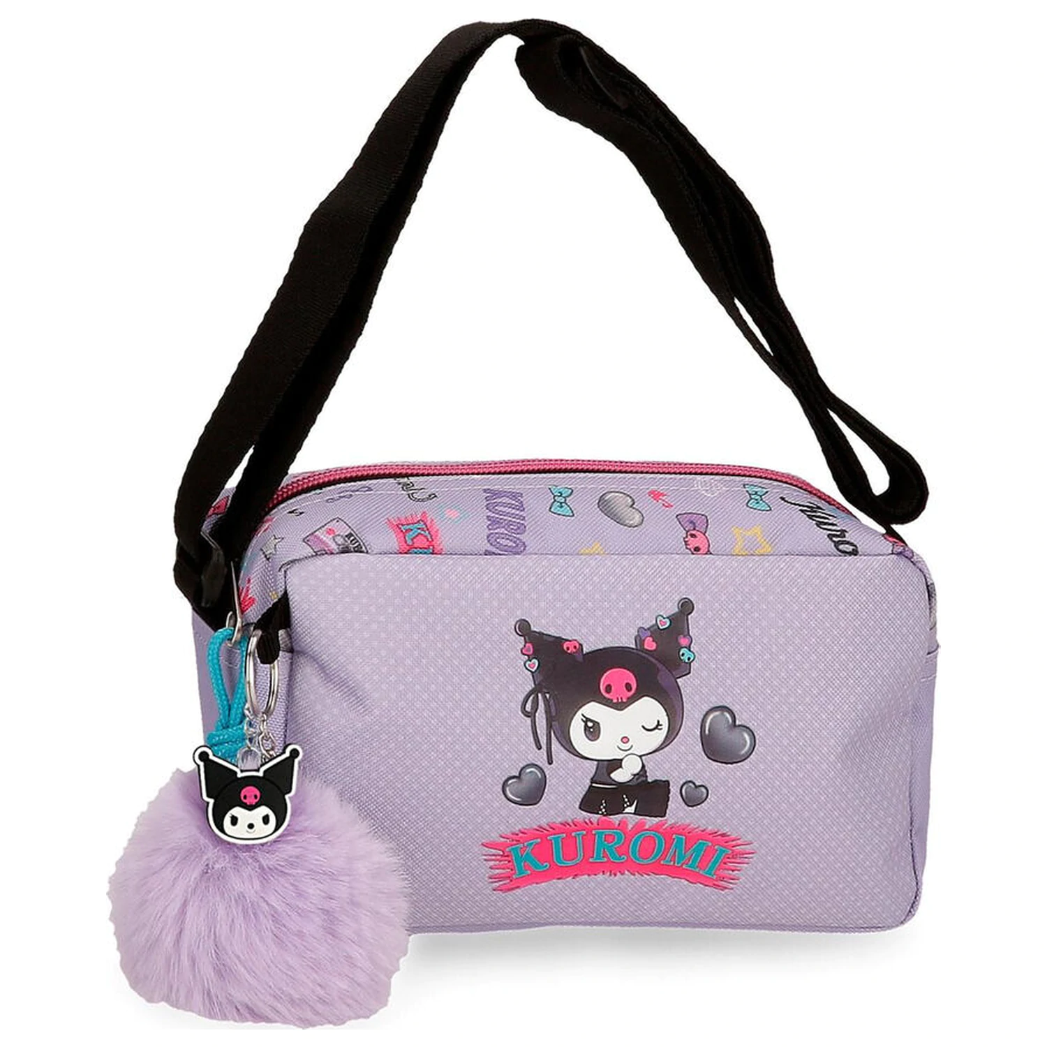 Hello Kitty Kuromi Retropop taška cez rameno produktová fotografia