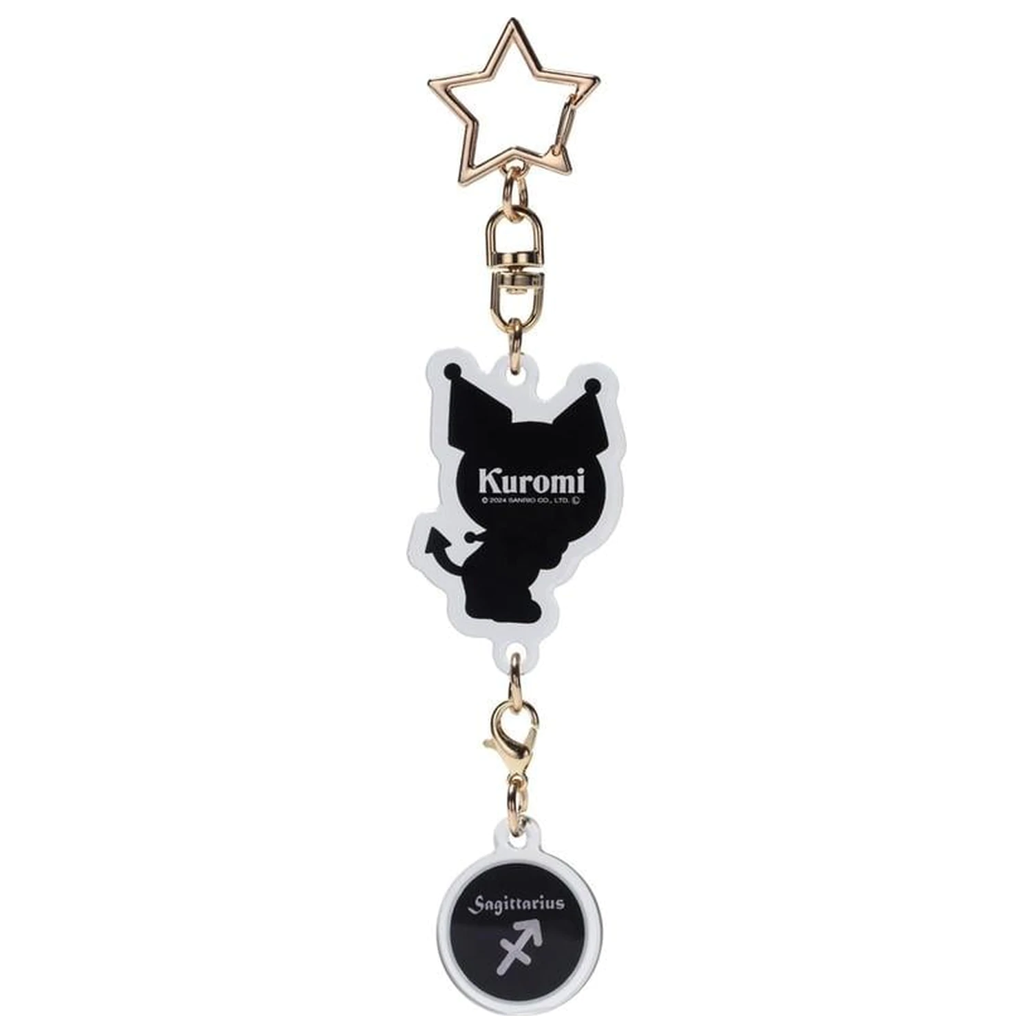 Hello Kitty Kuromi Sagittarius Astrologický symbol kľúčenka produktová fotografia