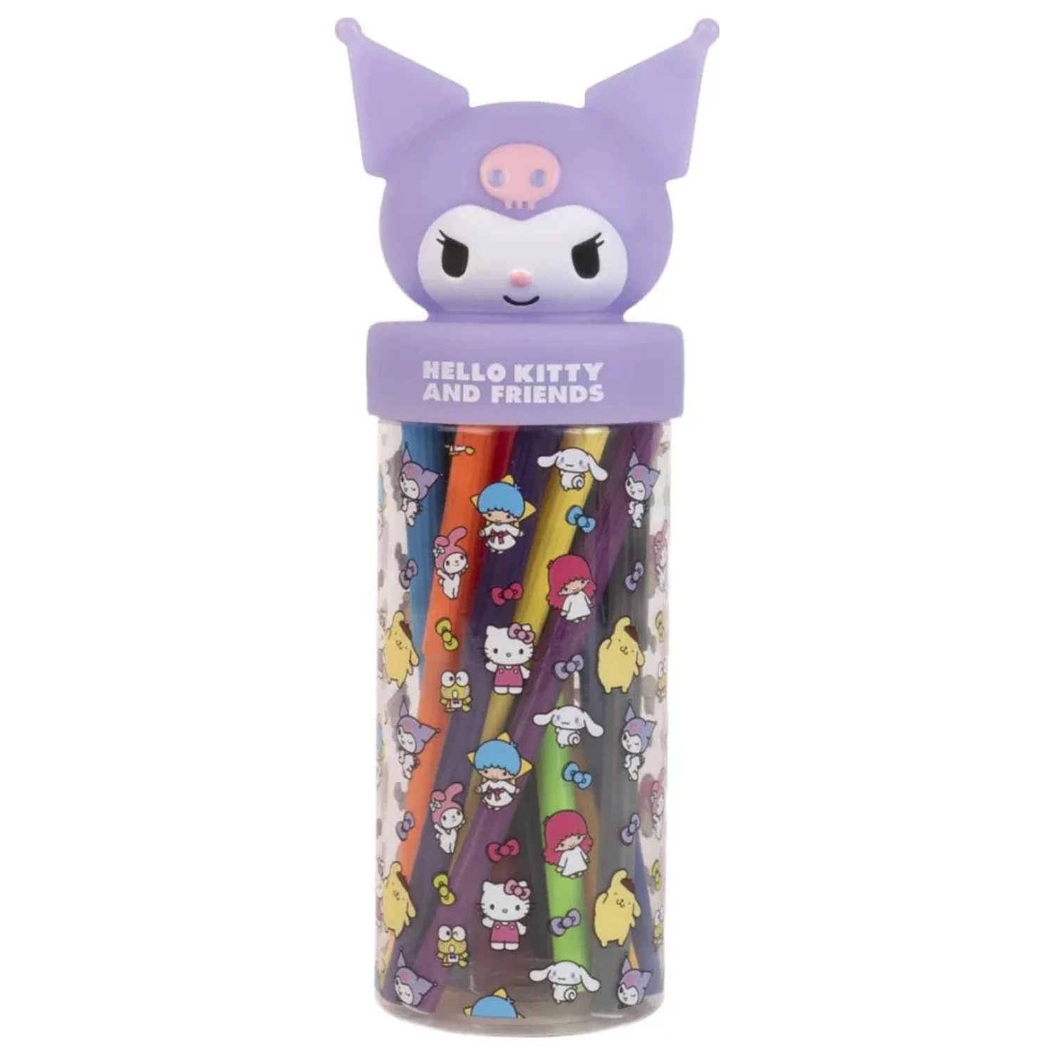 Hello Kitty Kuromi 18-dielna sada fixiek v 3D stojane produktová fotografia