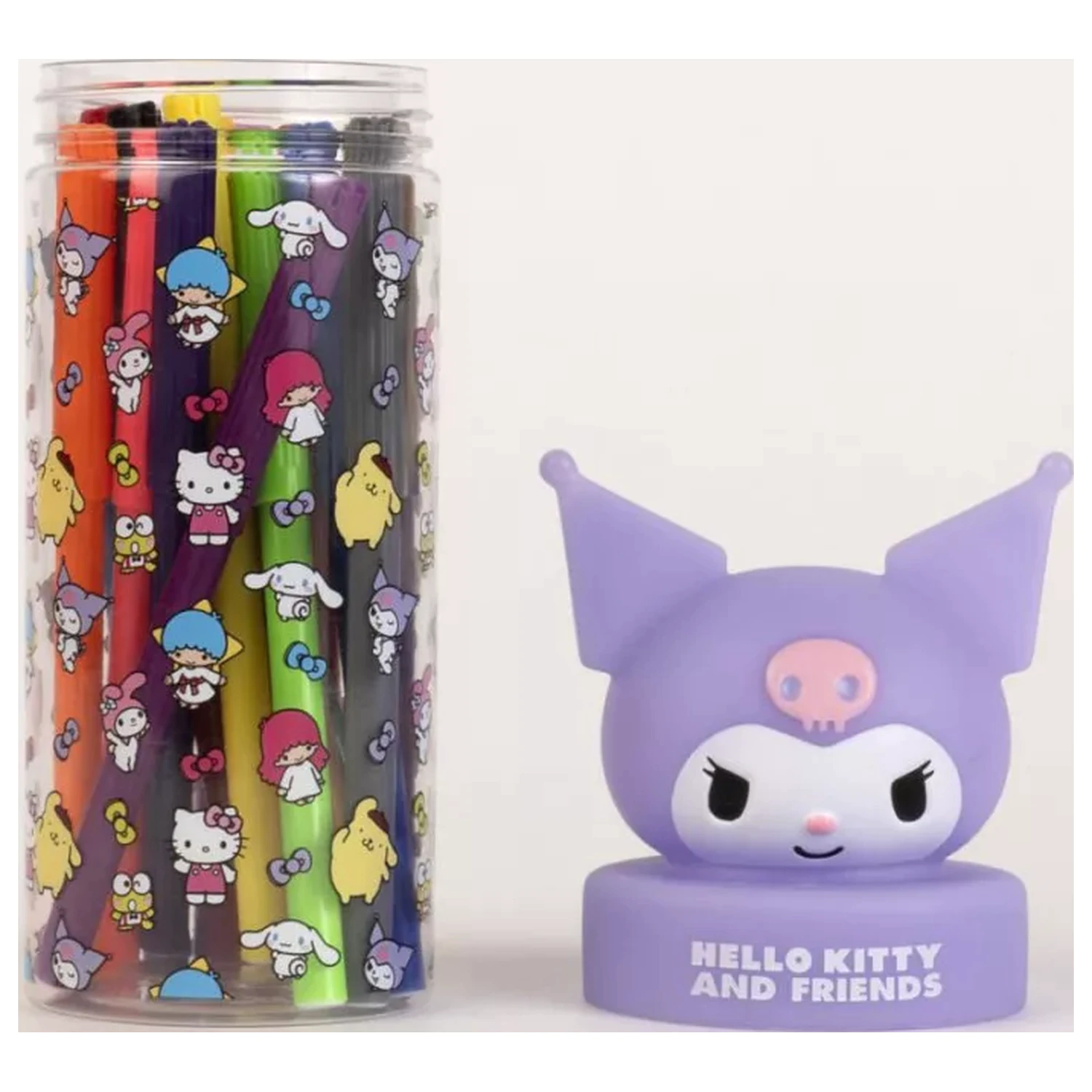 Hello Kitty Kuromi 18-dielna sada fixiek v 3D stojane produktová fotografia