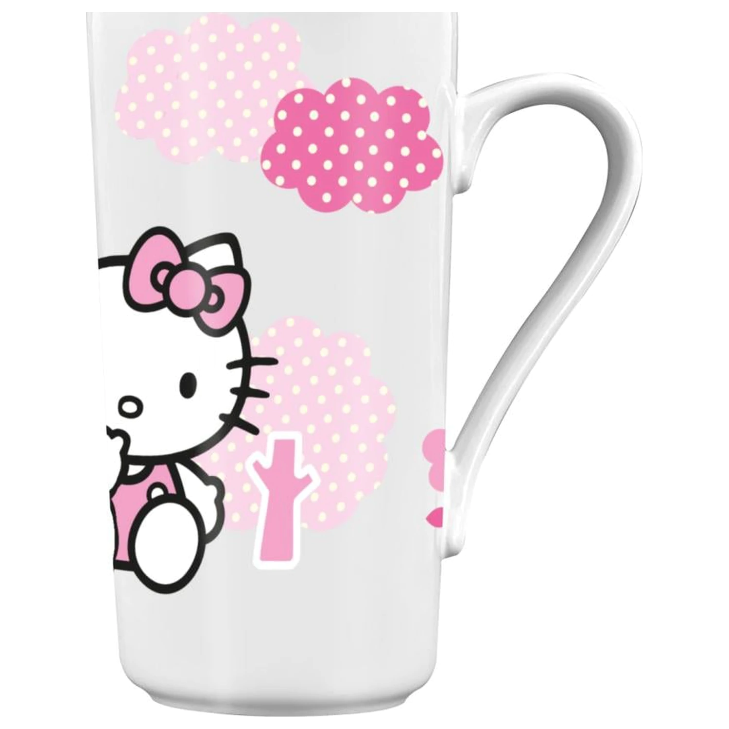 Hello Kitty hrnček na latte produktová fotografia