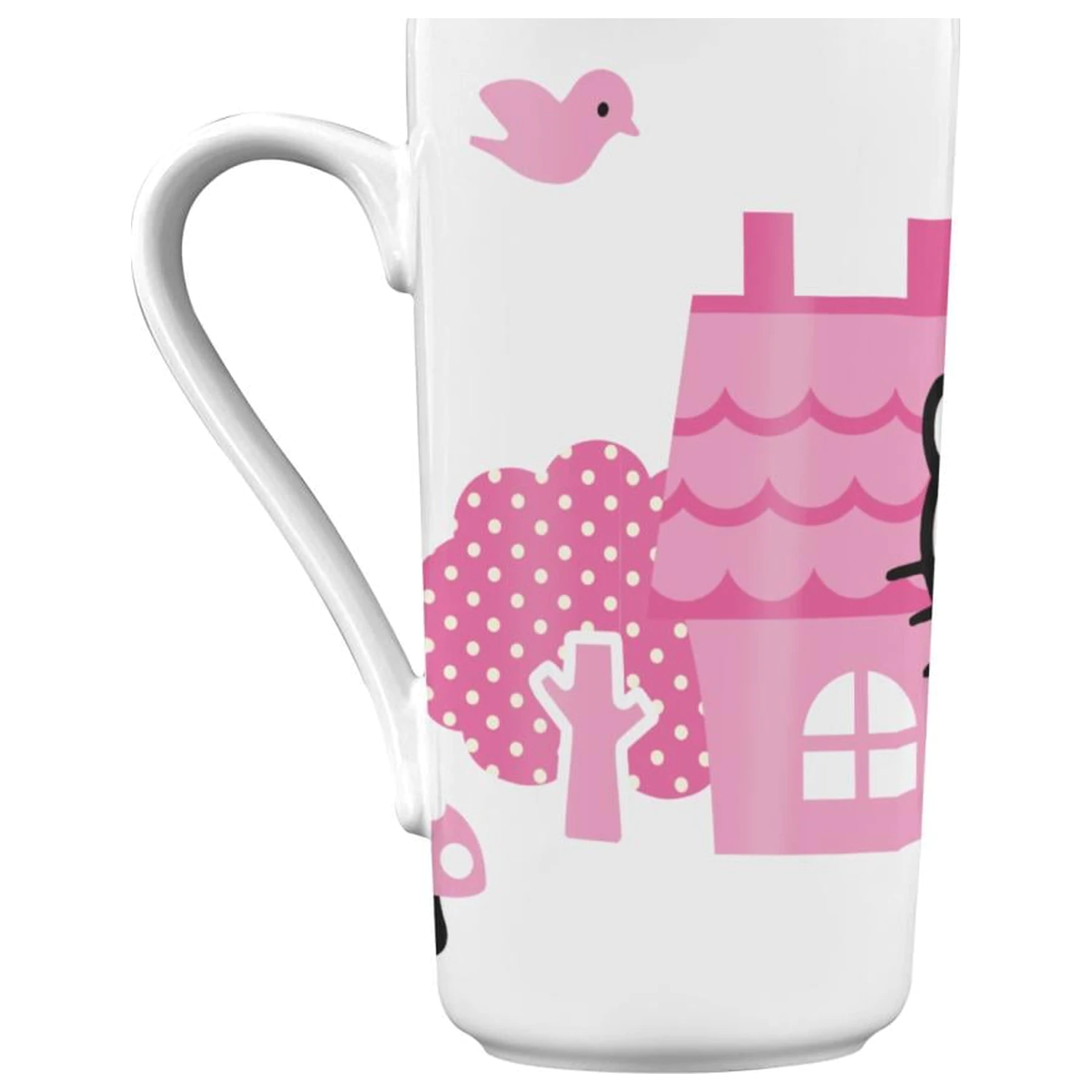 Hello Kitty hrnček na latte produktová fotografia