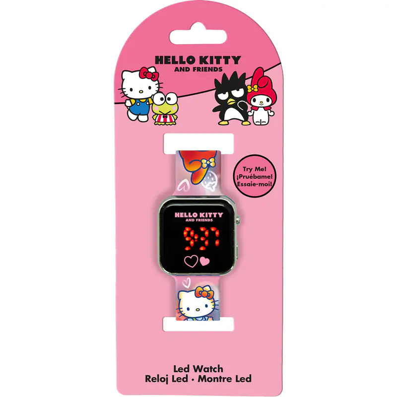 Hello Kitty LED hodinky produktová fotografia