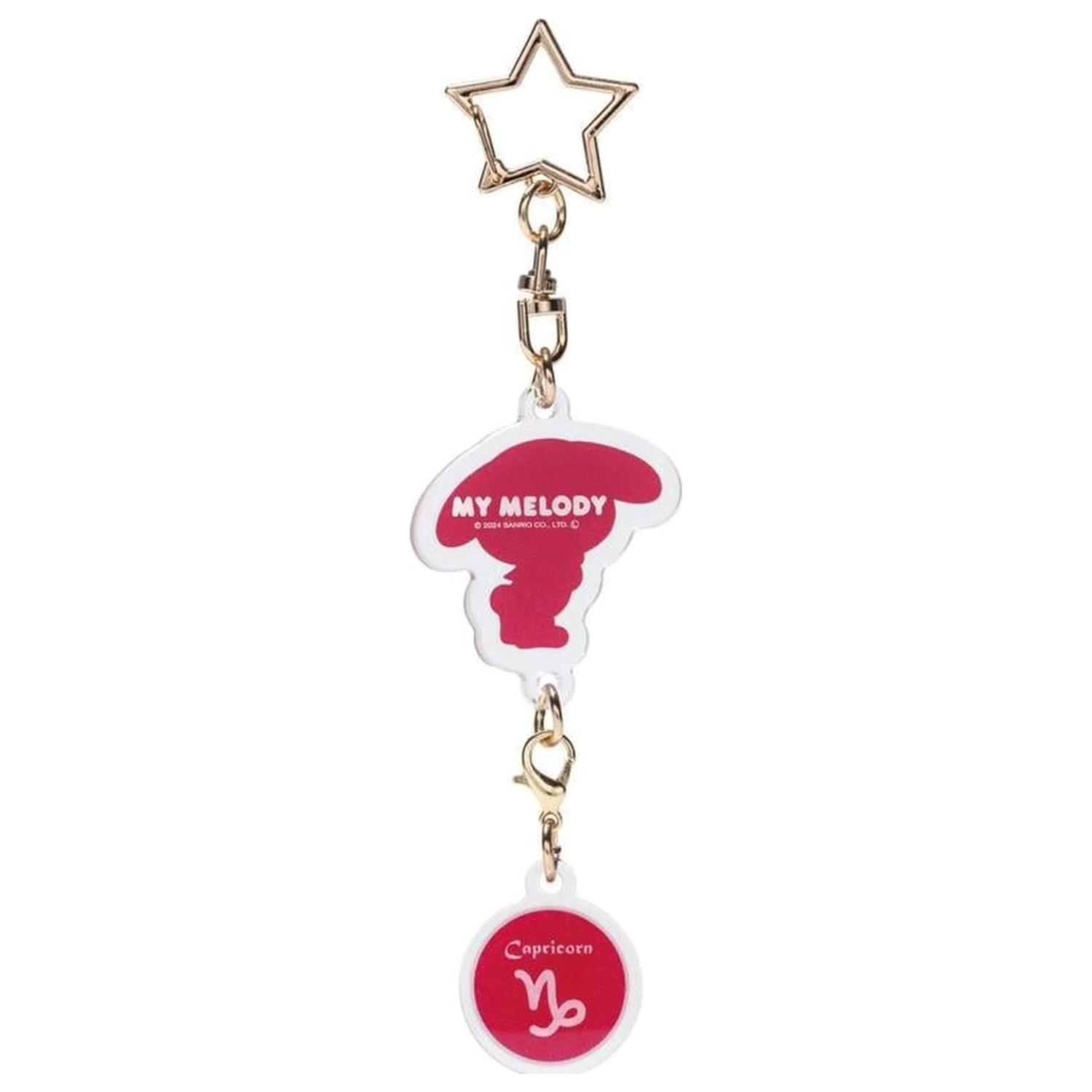 Hello Kitty My Melody Kozorožec Astrologický Symbol Kľúčenka produktová fotografia