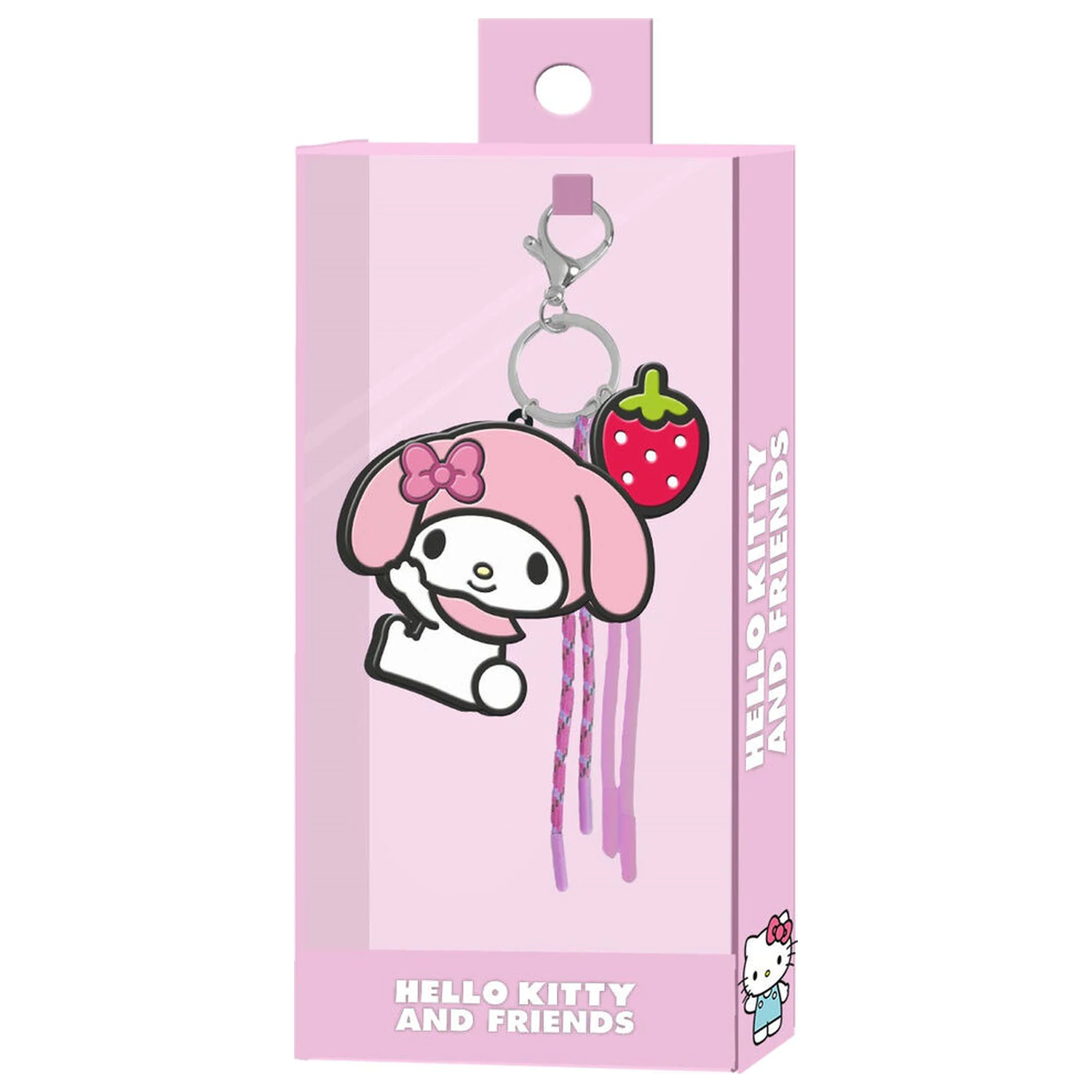 Hello Kitty My Melody kúzlo kľúčenka produktová fotografia
