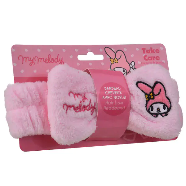 Hello Kitty My Melody čelenka na starostlivosť o pleť produktová fotografia
