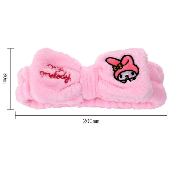 Hello Kitty My Melody čelenka na starostlivosť o pleť produktová fotografia