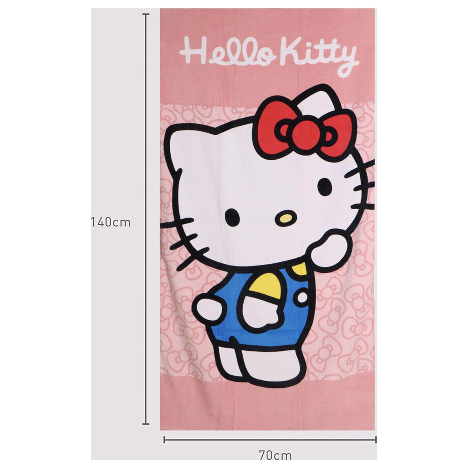 Hello Kitty bavlnená plážová osuška produktová fotografia