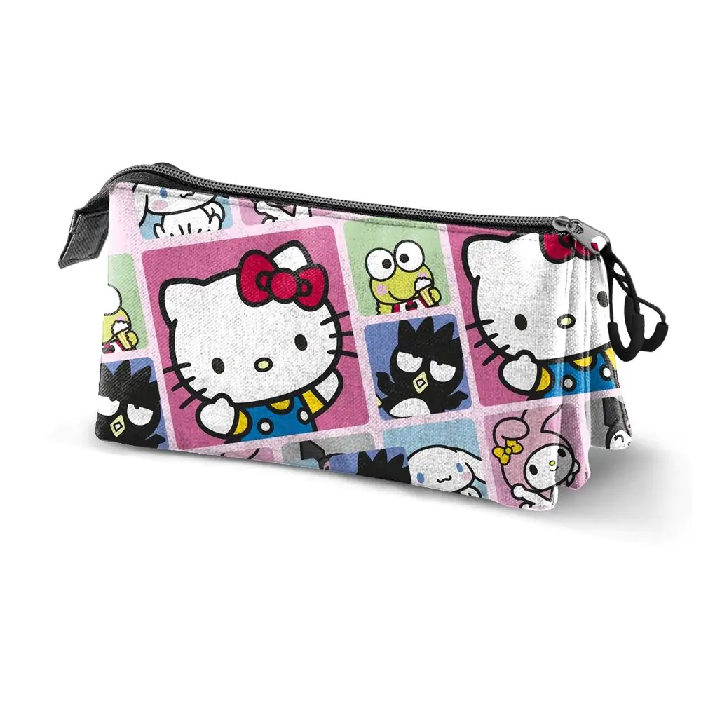 Hello Kitty Panels trojité puzdro na ceruzky produktová fotografia