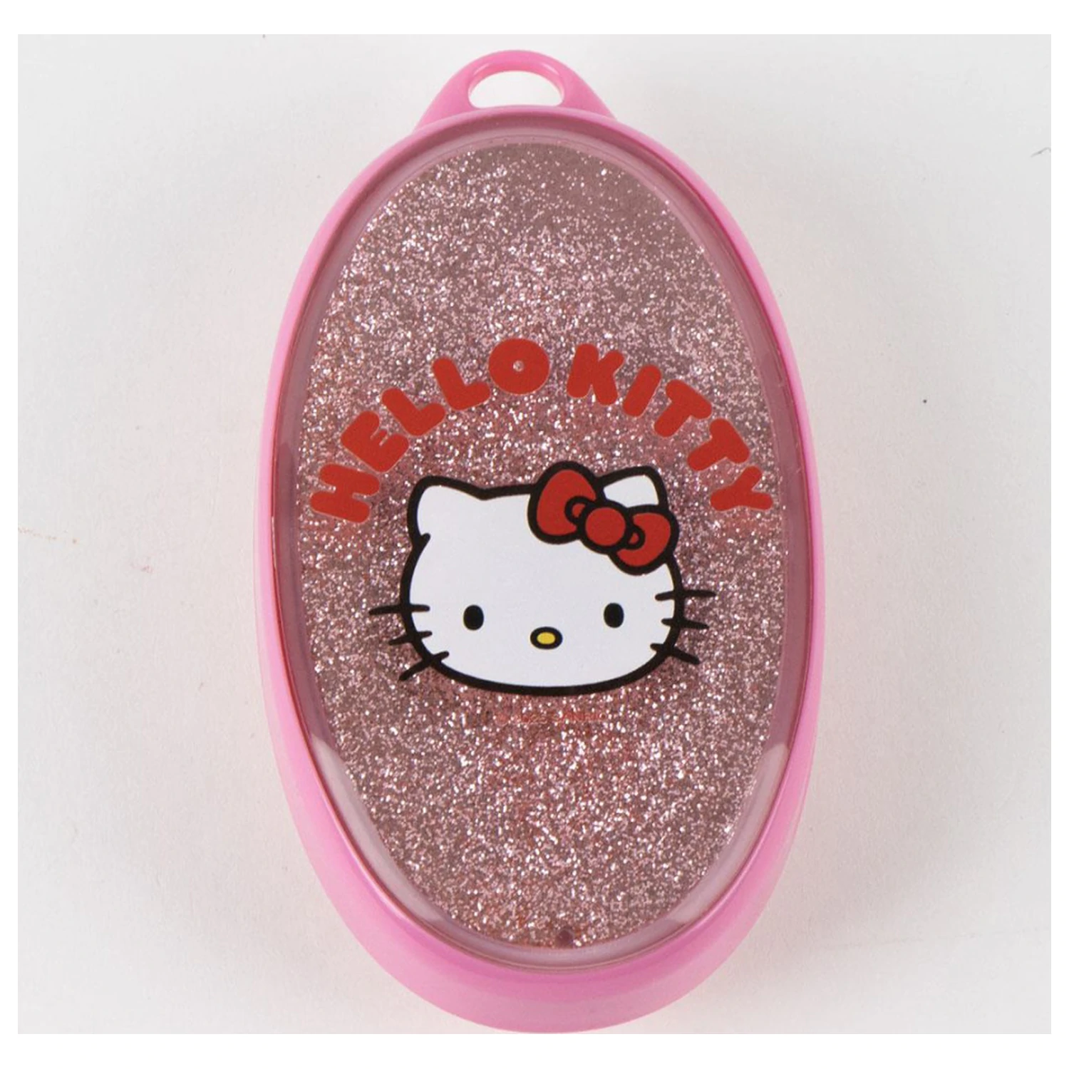 Hello Kitty ružový trblietavý hrebeň na vlasy, kefa 13 cm produktová fotografia