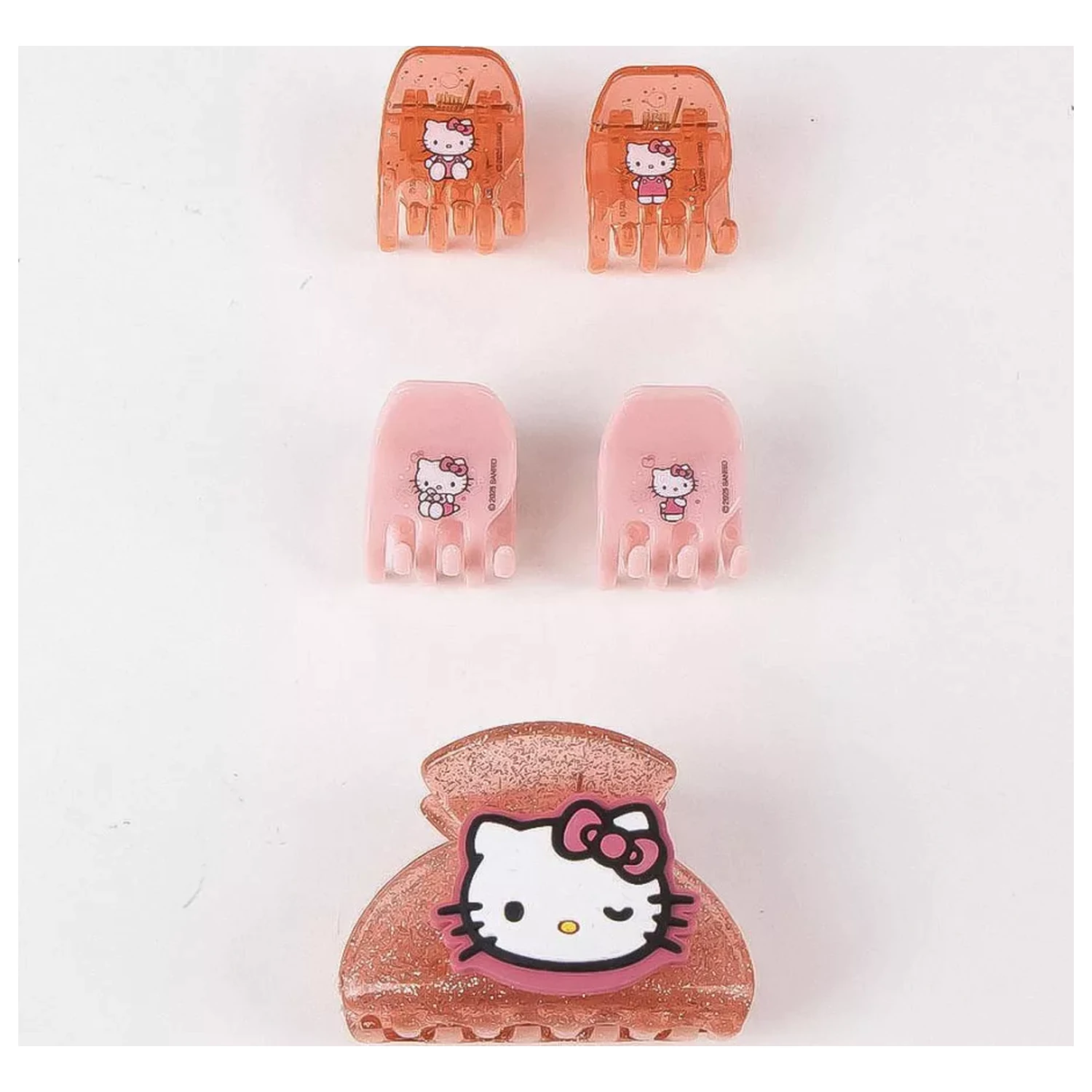 Hello Kitty Pink sponka do vlasov Set, 5-dielny produktová fotografia
