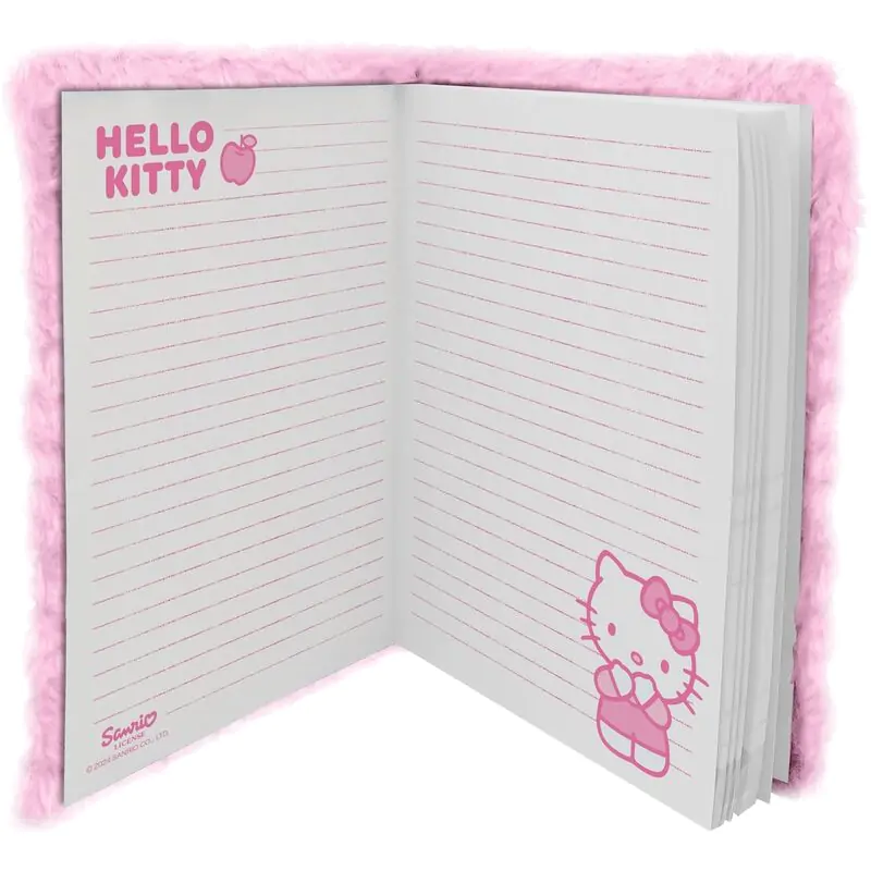 Plyšový diár Hello Kitty produktová fotografia