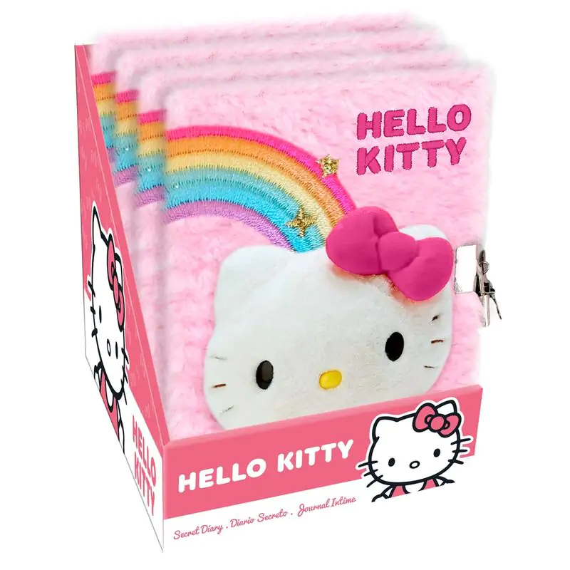 Plyšový diár Hello Kitty produktová fotografia