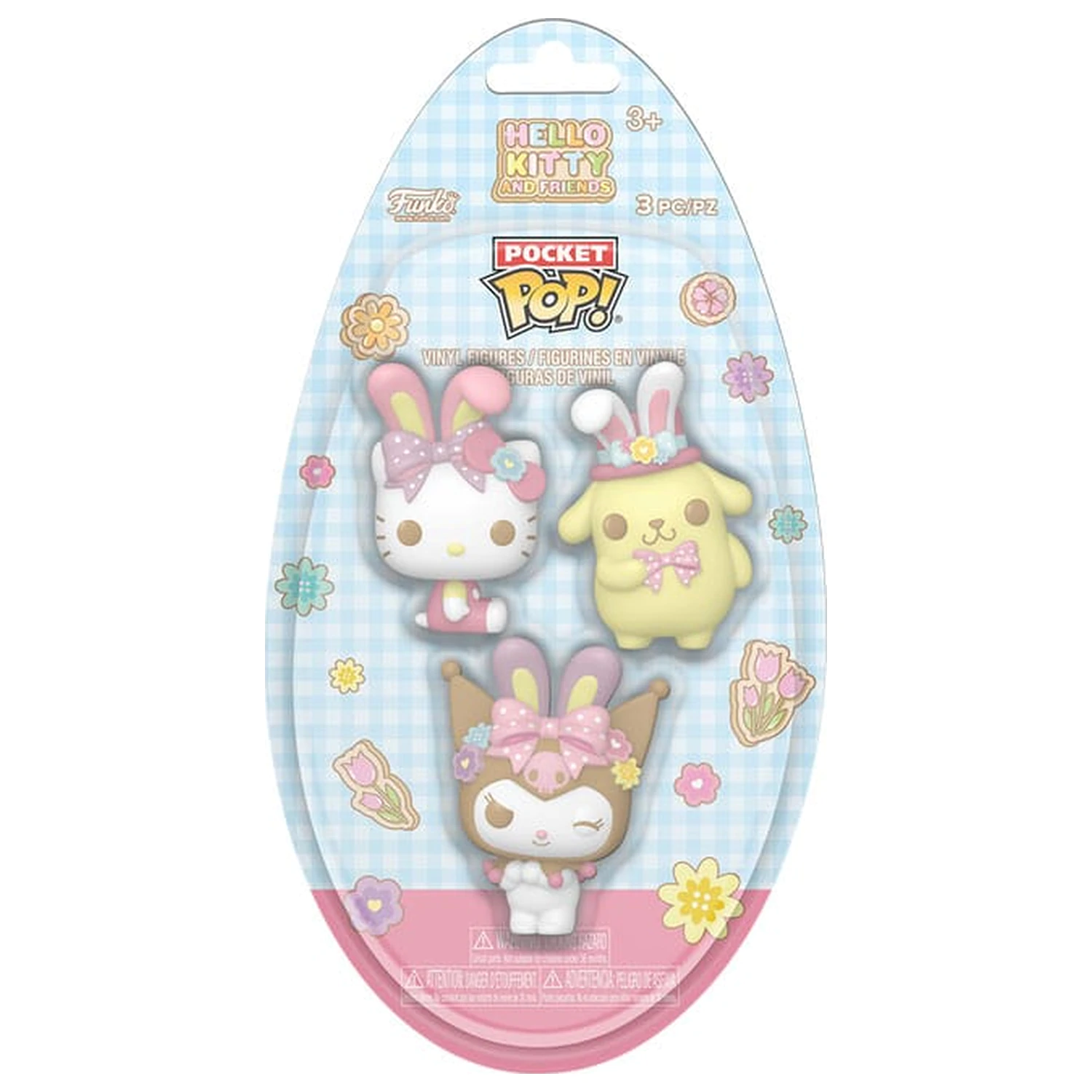 Hello Kitty Pocket Funko POP! Vinylová figúrka Veľkonočné vajce 3-balenie HK 4 cm produktová fotografia