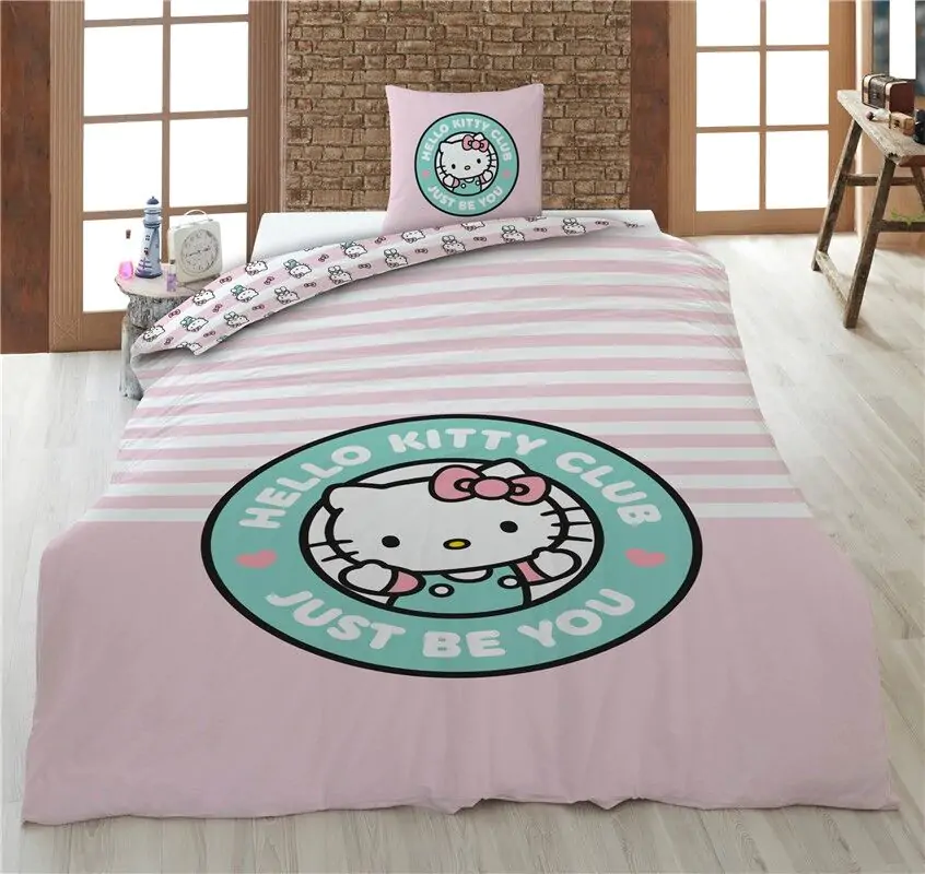 Hello Kitty polybavlnený obliečka na perinu posteľ 90cm produktová fotografia