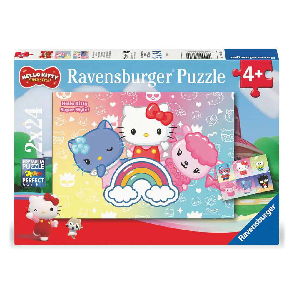Hello Kitty puzzle 2 x 24 ks produktová fotografia
