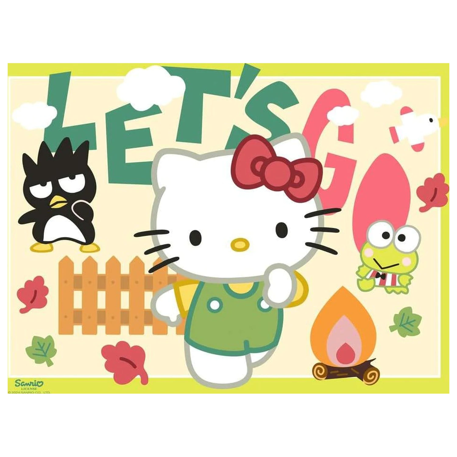 Hello Kitty Puzzle 4-Pack Let's Go, Hello Kitty! (4x100 Kusov) produktová fotografia