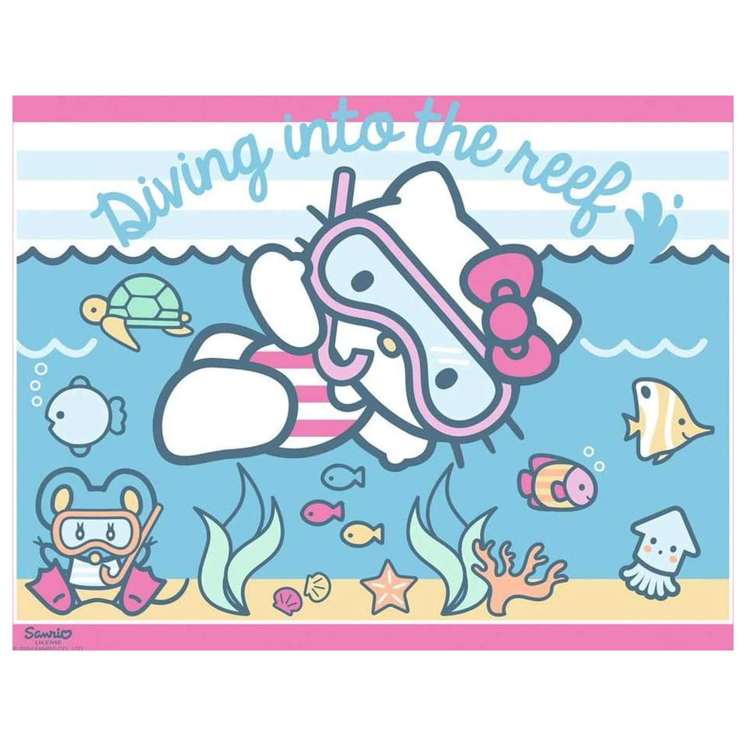 Hello Kitty Puzzle 4-Pack Let's Go, Hello Kitty! (4x100 Kusov) produktová fotografia