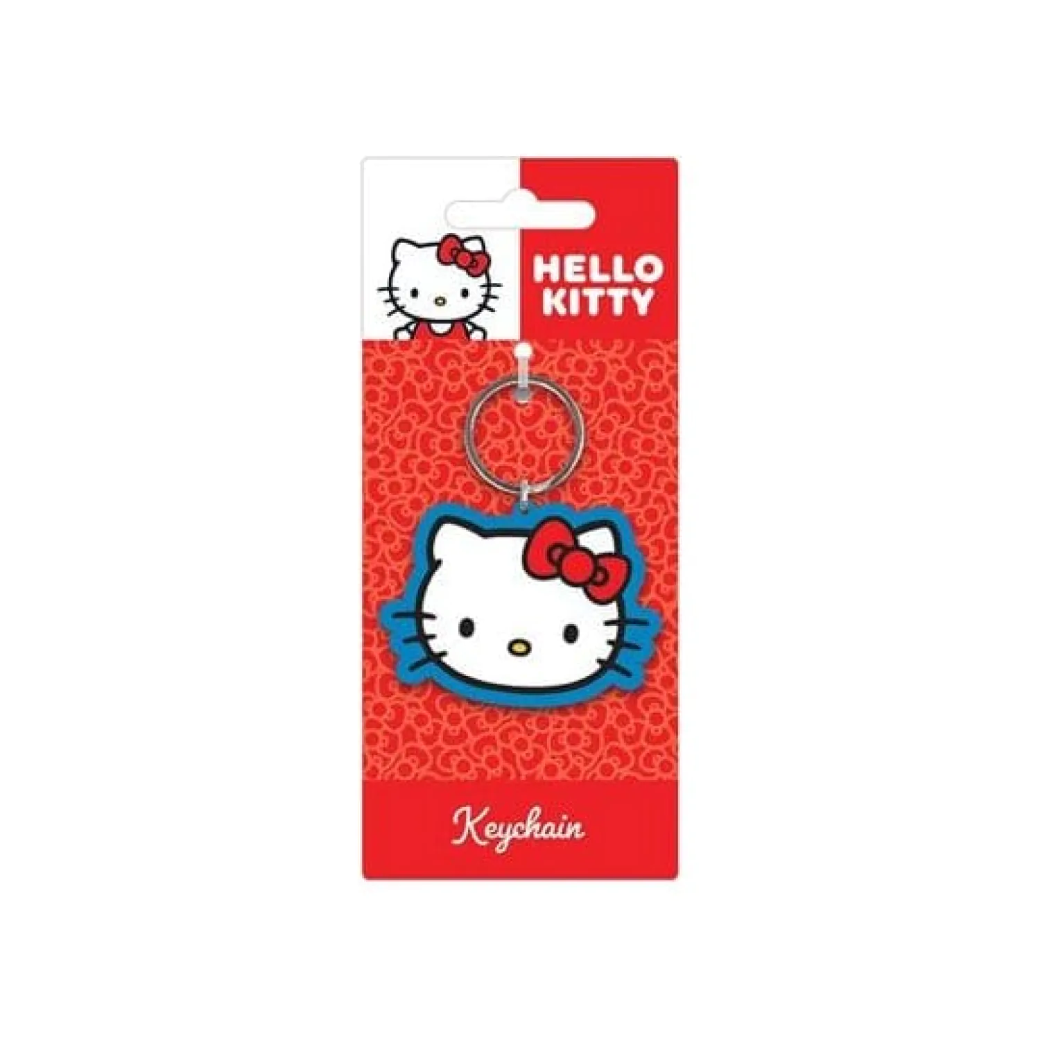Hello Kitty PVC kľúčenka tvár produktová fotografia
