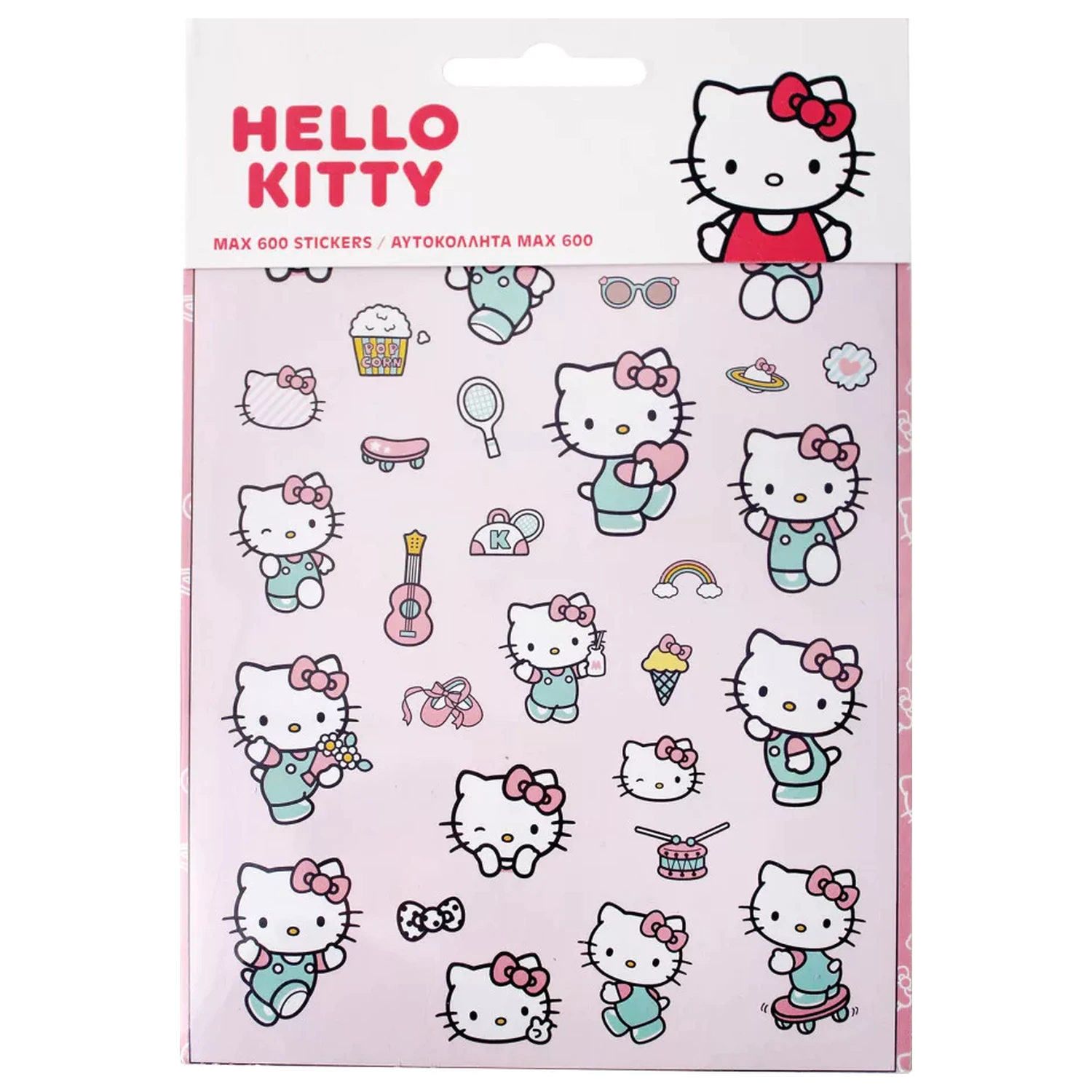 Hello Kitty Summer 600-dielny set nálepiek produktová fotografia