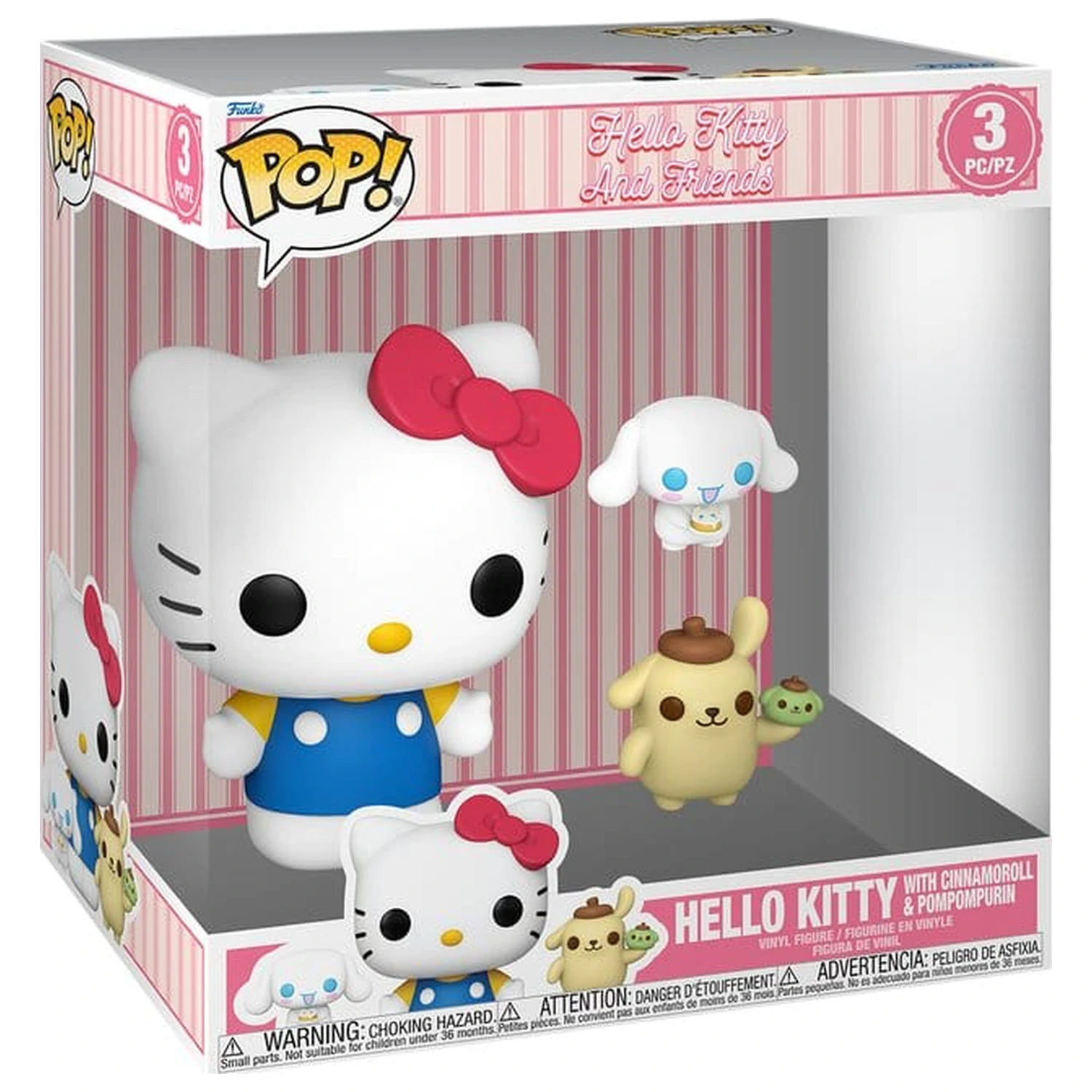 Hello Kitty Super Sized Jumbo Funko POP! vinylová figúrka, balenie 3 kusov, 25 cm produktová fotografia