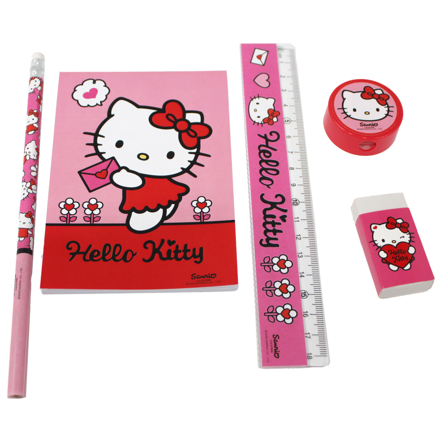 Hello Kitty Sweetheart papiernická súprava 5 kusov produktová fotografia