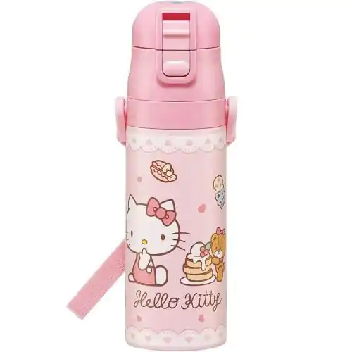 Hello Kitty Fľaša na vodu double opening Sweety rose 470 ml produktová fotografia
