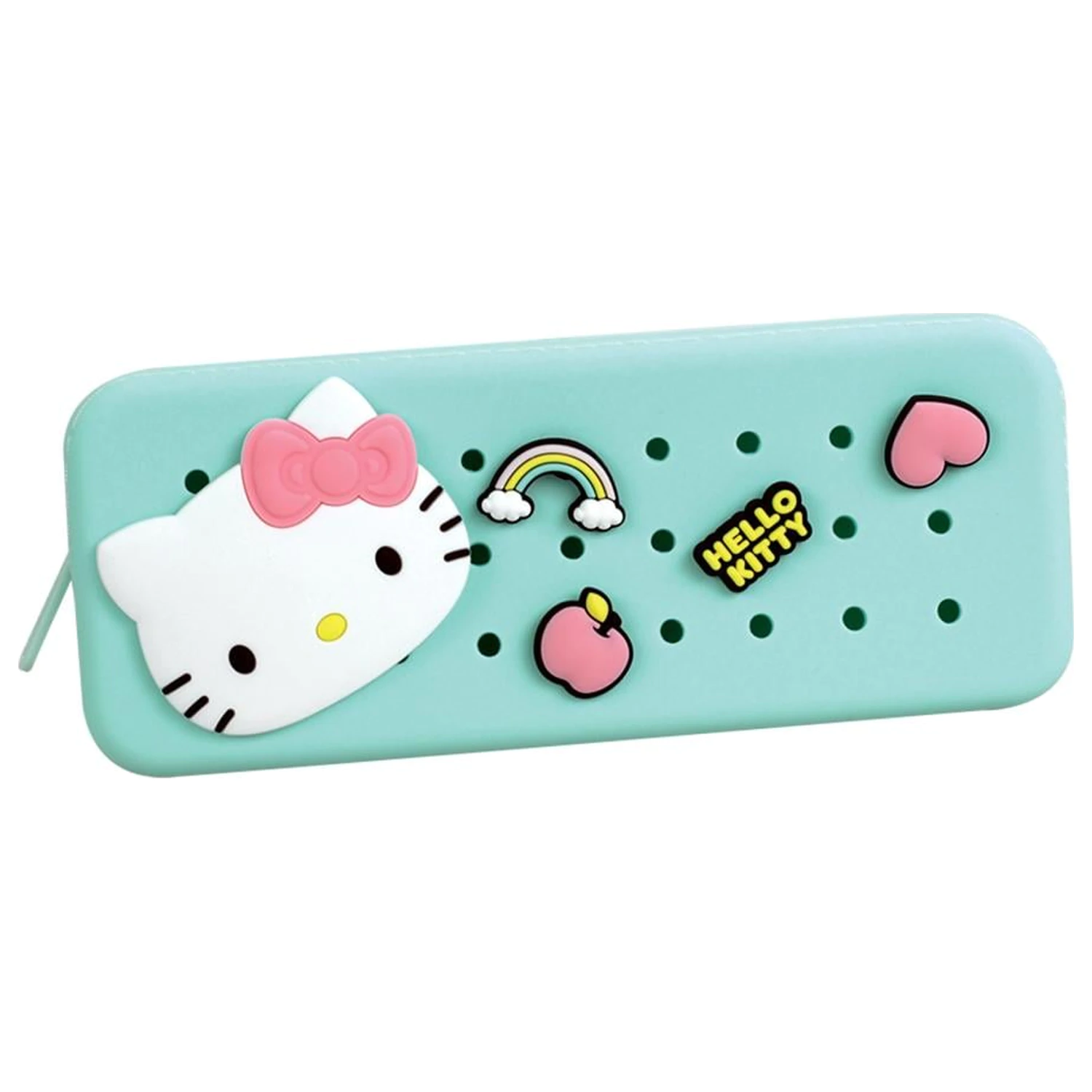 Hello Kitty silikónové puzdro na perá s odznakmi produktová fotografia