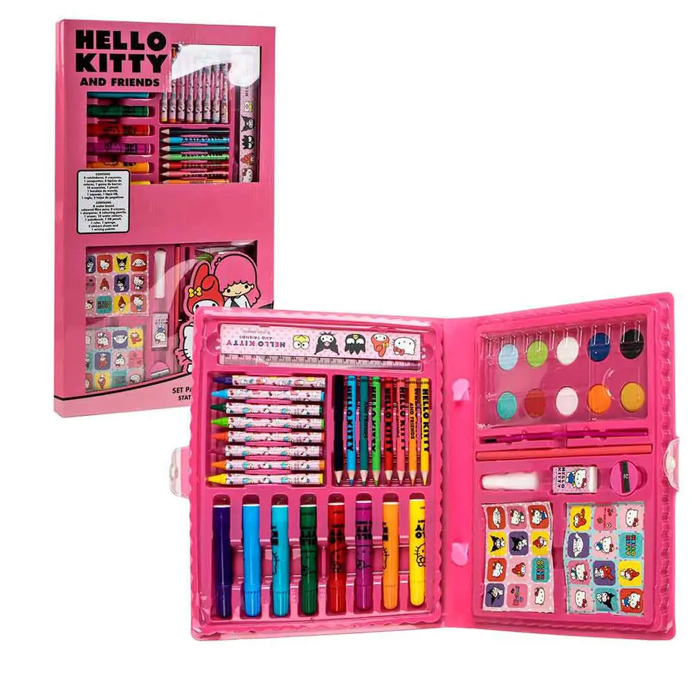 Hello Kitty omaľovánkový písací set produktová fotografia