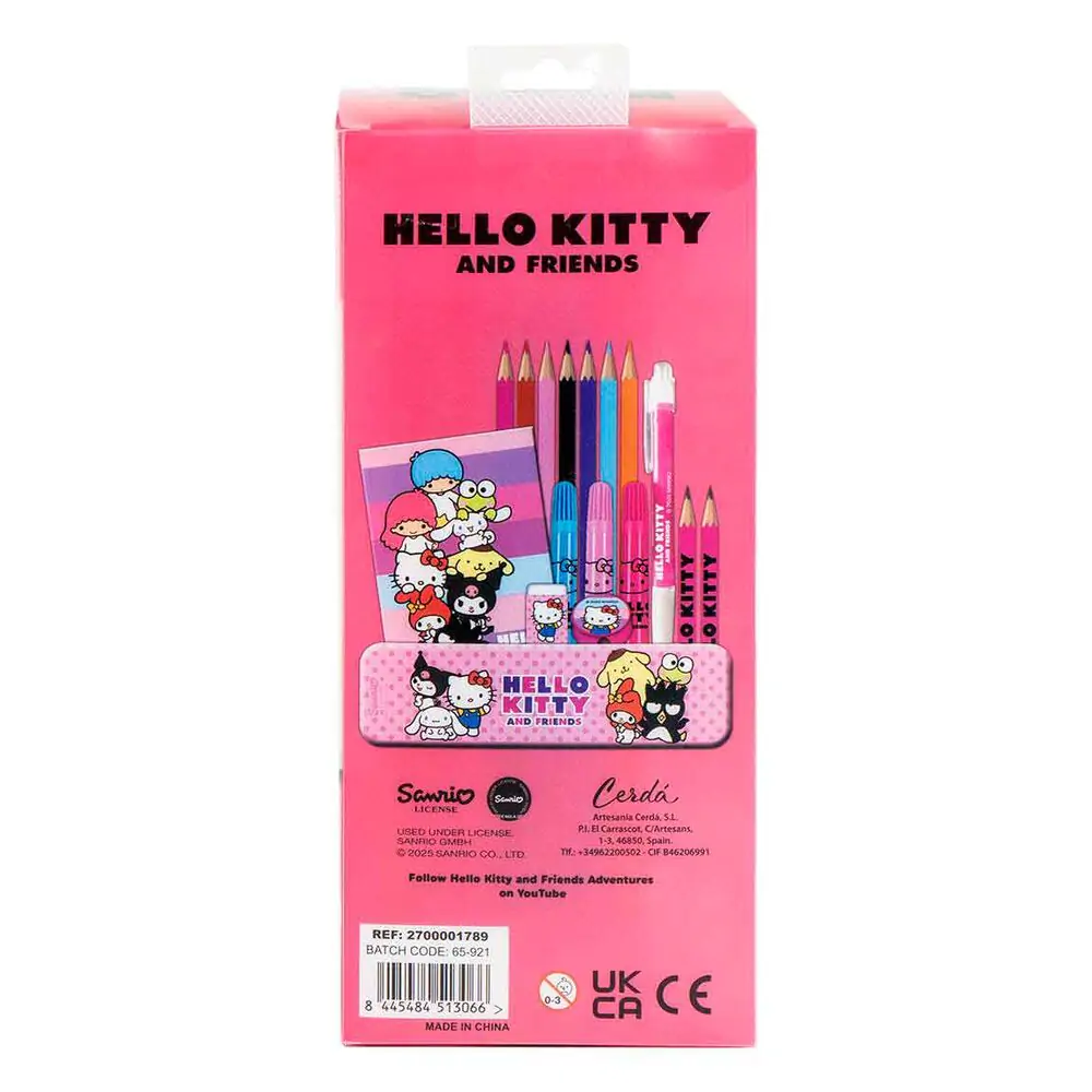 Hello Kitty sada písacích potrieb na farbenie produktová fotografia