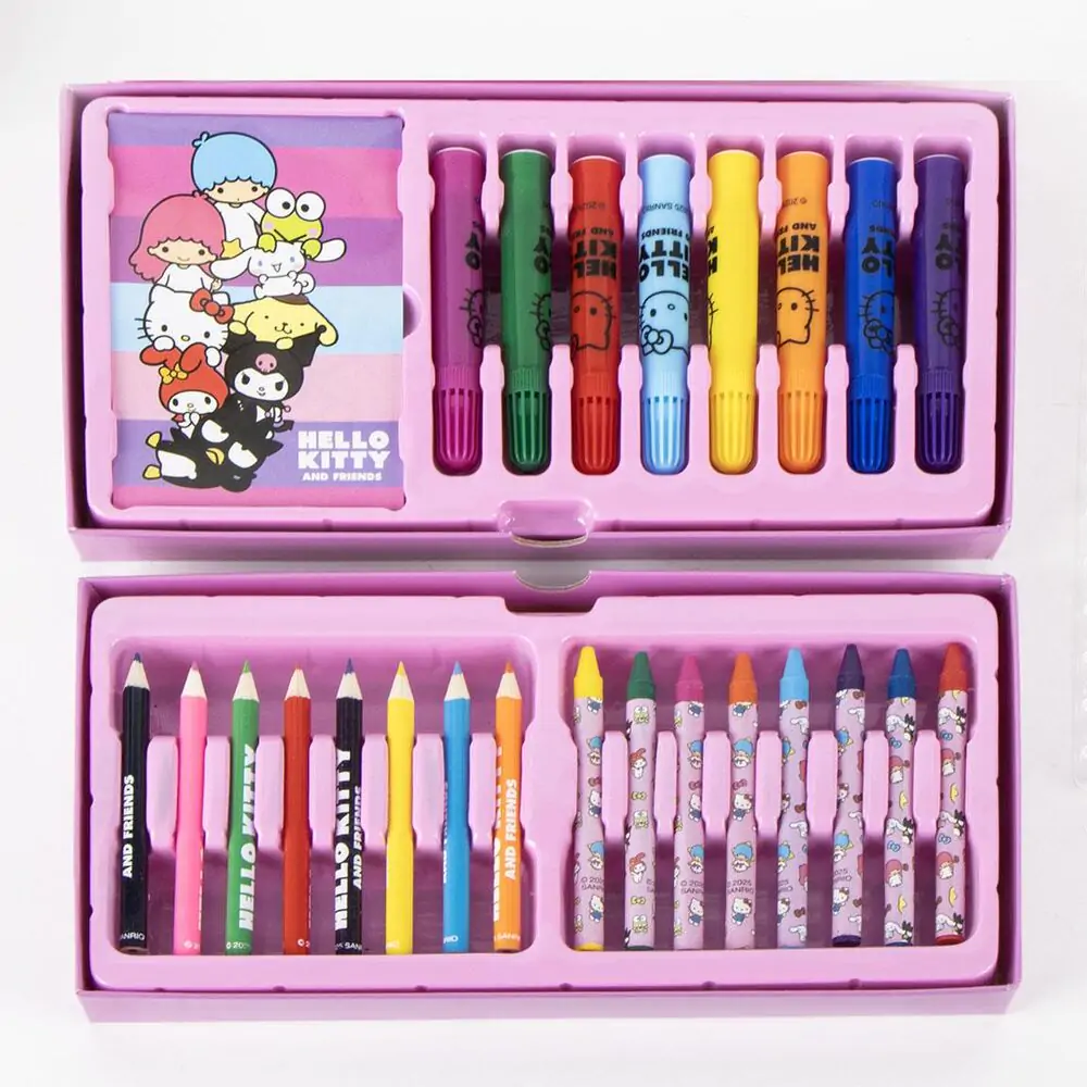 Hello Kitty omaľovánkový peračník produktová fotografia