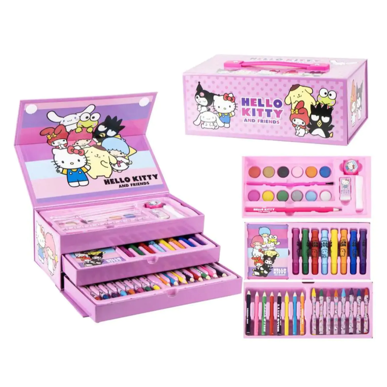 Hello Kitty omaľovánkový peračník produktová fotografia