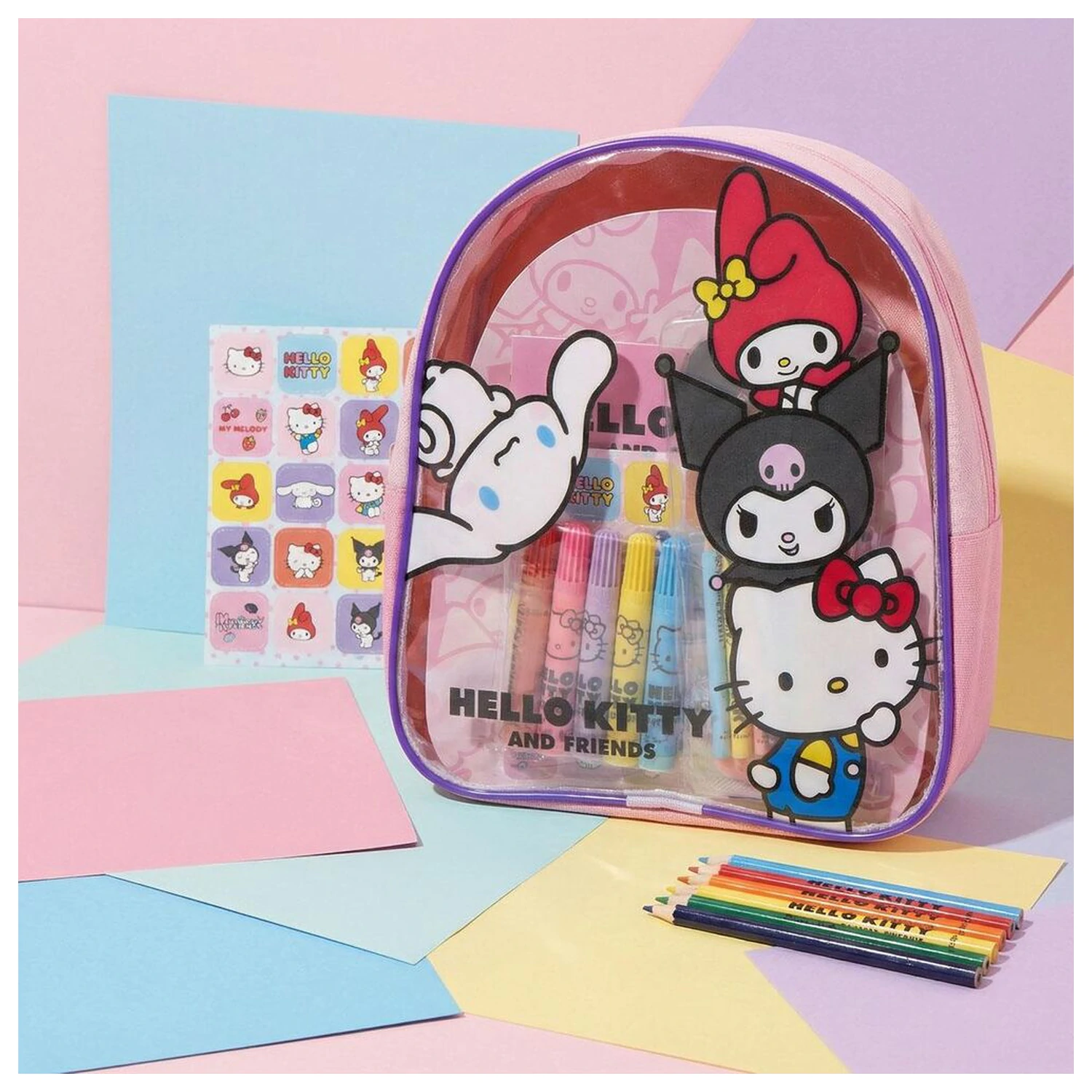 Hello Kitty ruksak stationery set produktová fotografia