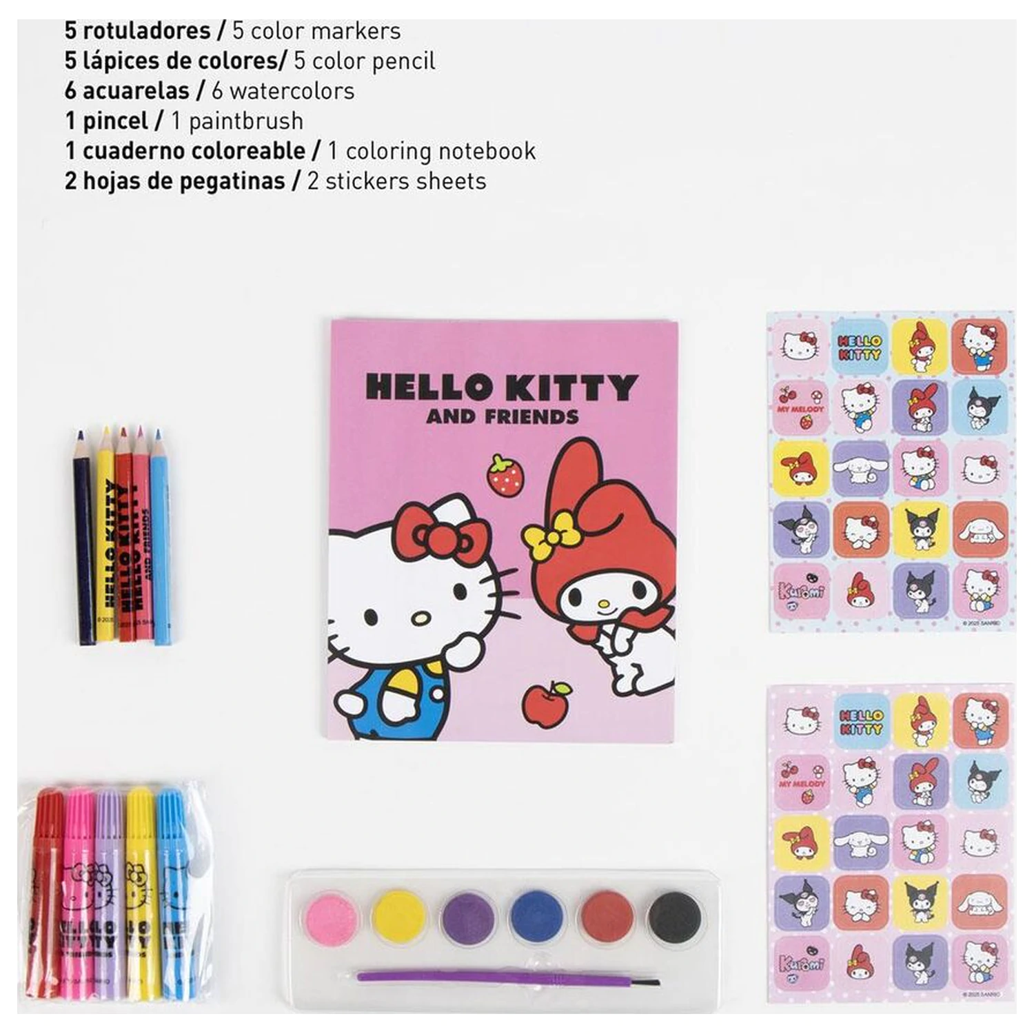 Hello Kitty ruksak stationery set produktová fotografia