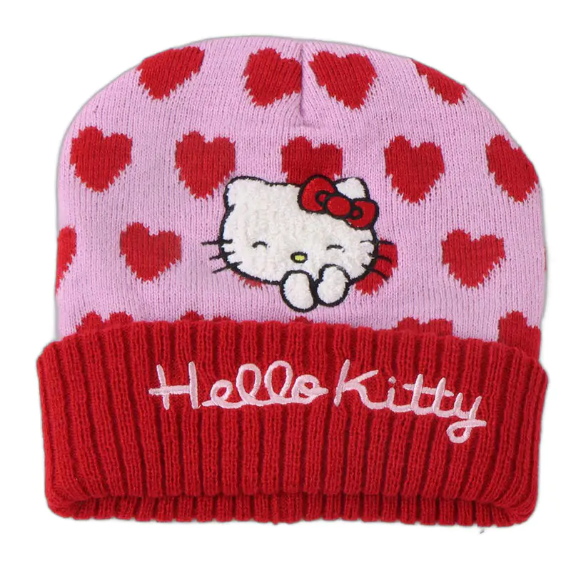 Hello Kitty zimný set nákrčník čiapka rukavice produktová fotografia