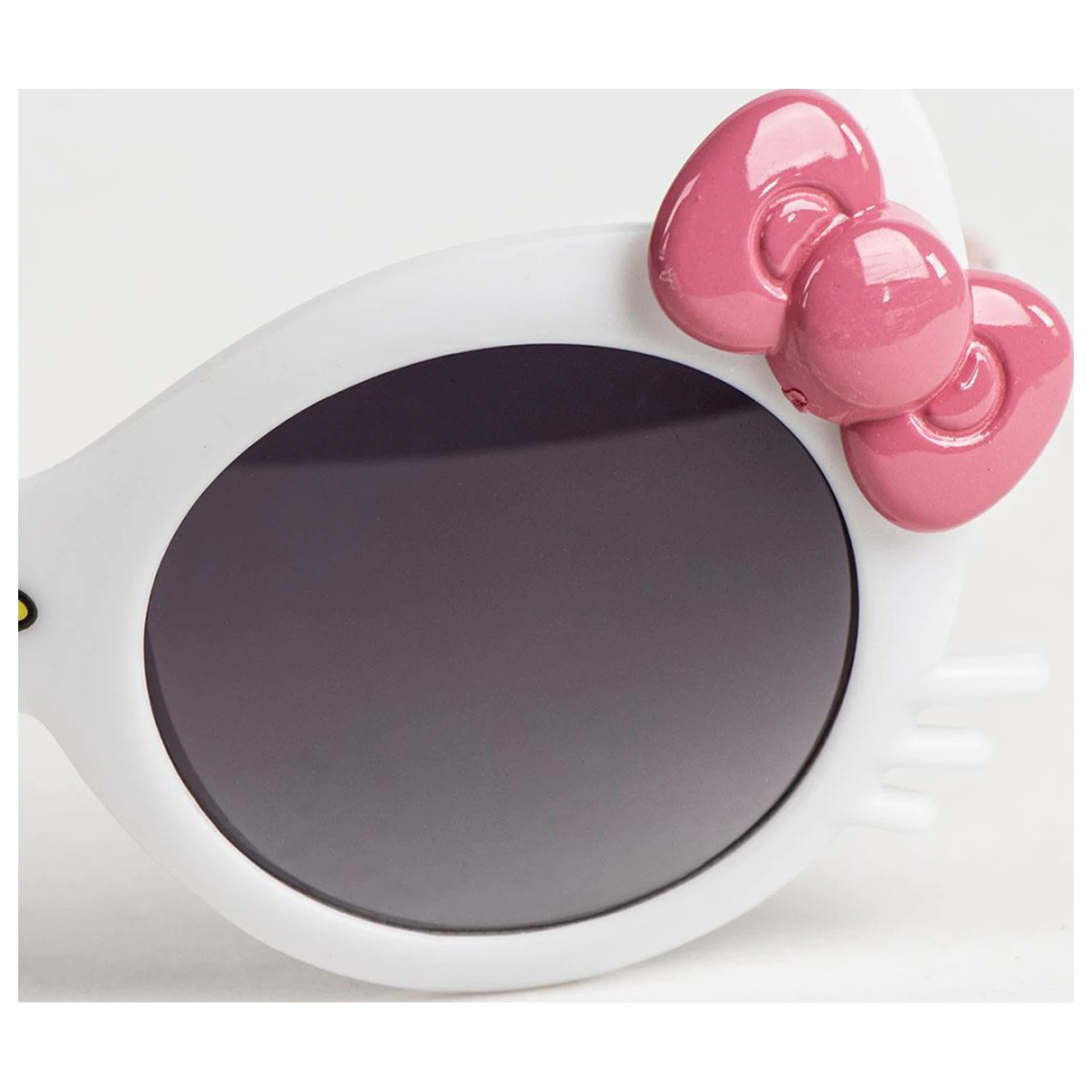 Hello Kitty biele slnečné okuliare produktová fotografia