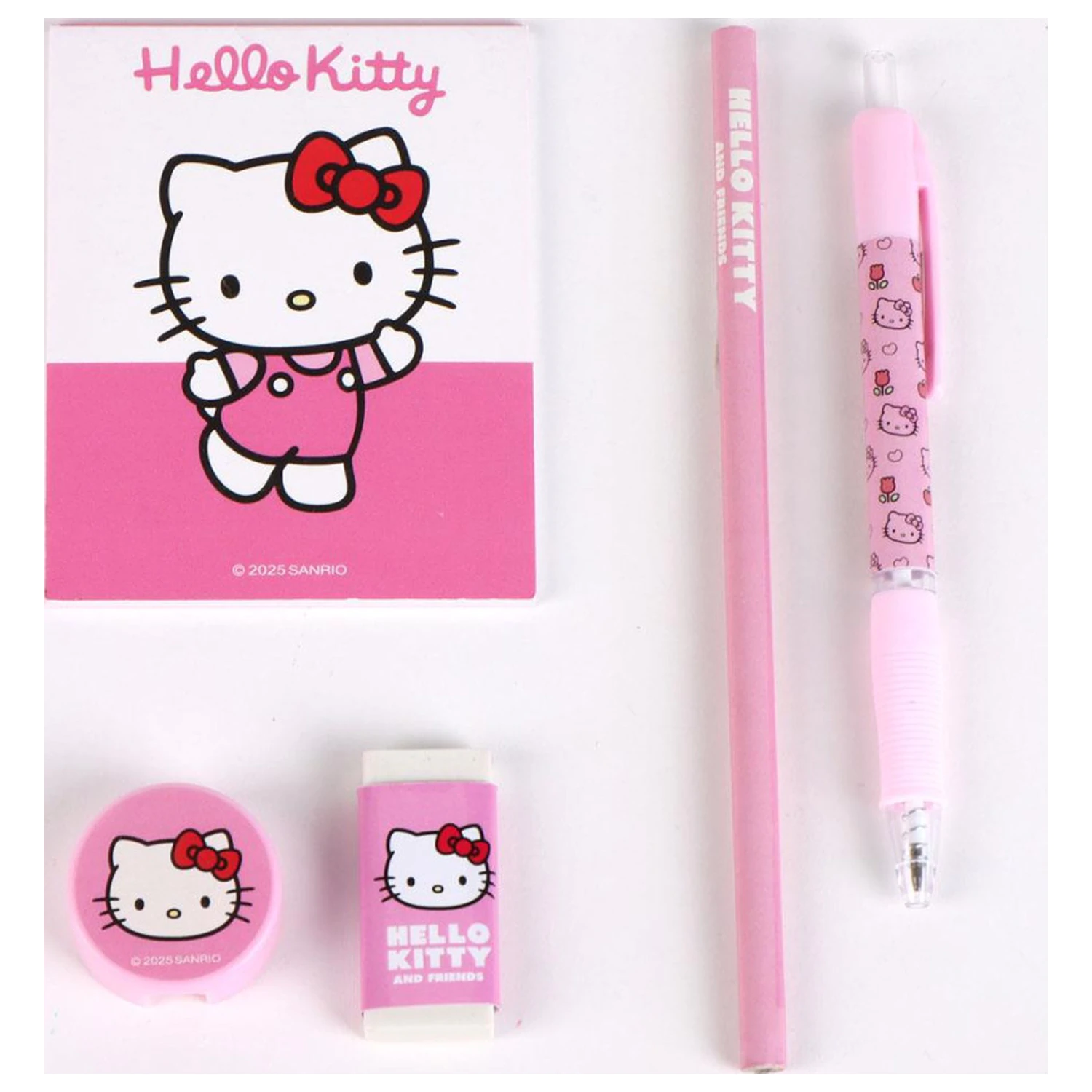 Hello Kitty Biely plyšový peračník produktová fotografia