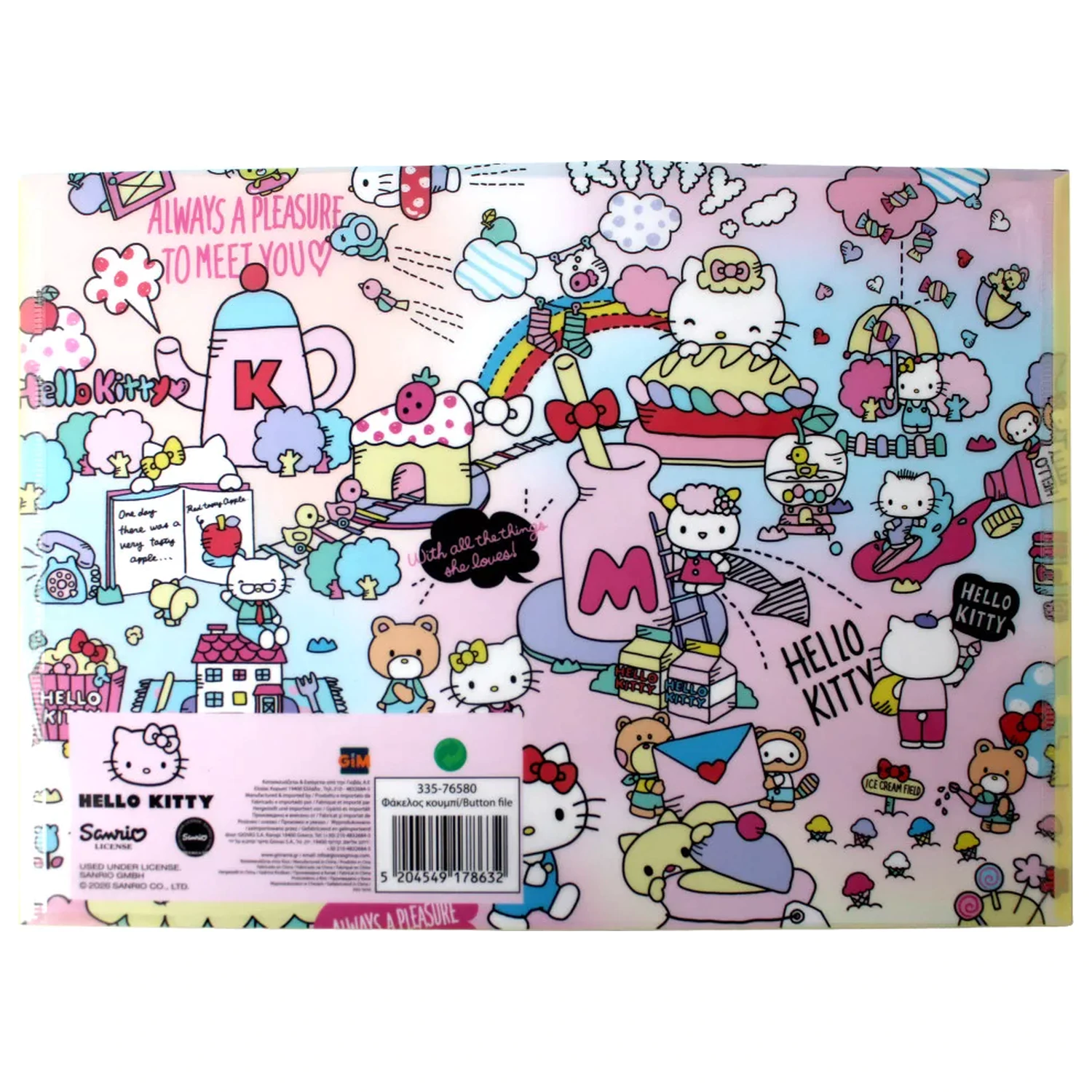 Hello Kitty World A/4 obal na dokumenty produktová fotografia