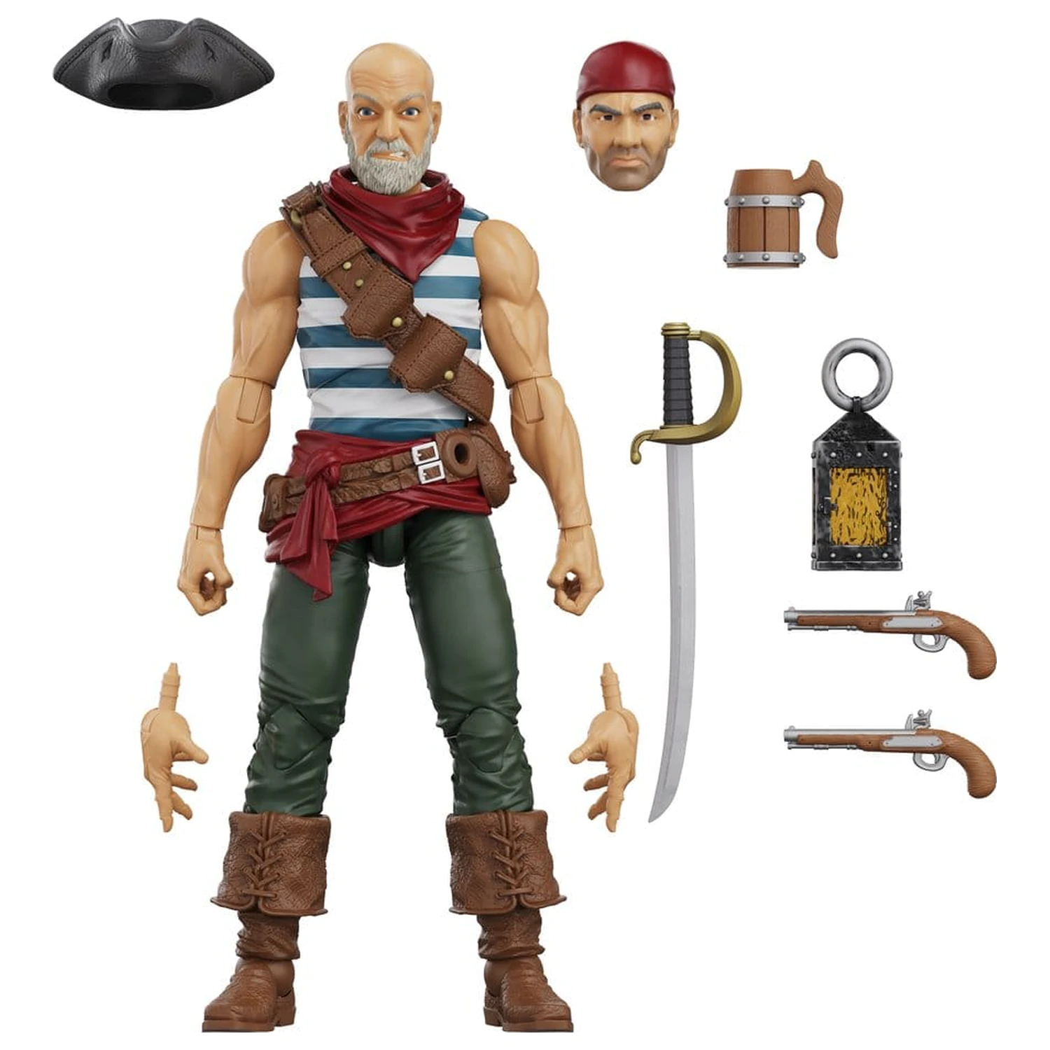 Hero H.A.C.K.S. Core akčná figúrka 1/18 Heroes and Villains Wave 1 Daniel Wright: Pirate Quartermaster produktová fotografia